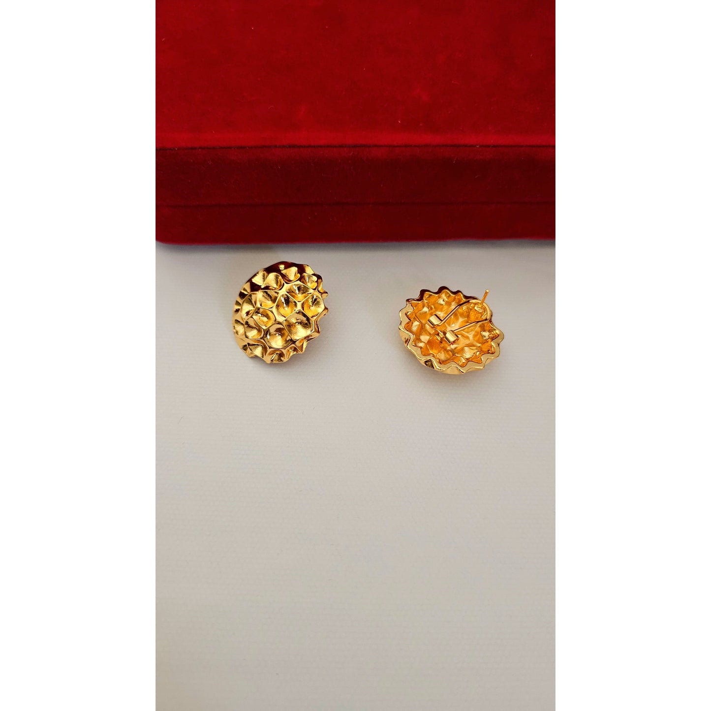 18K Gold-Plated Open Circle