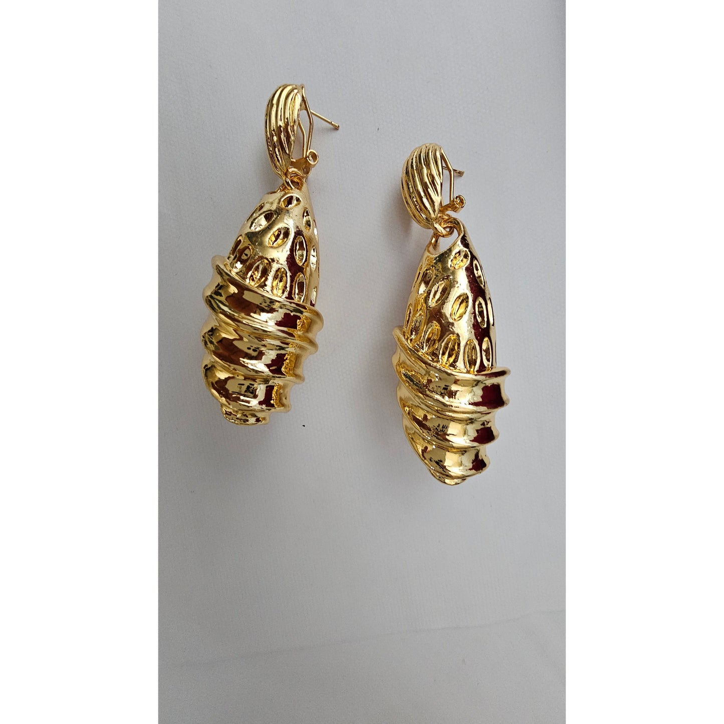 18K Gold-Plated Crystal Teardrop