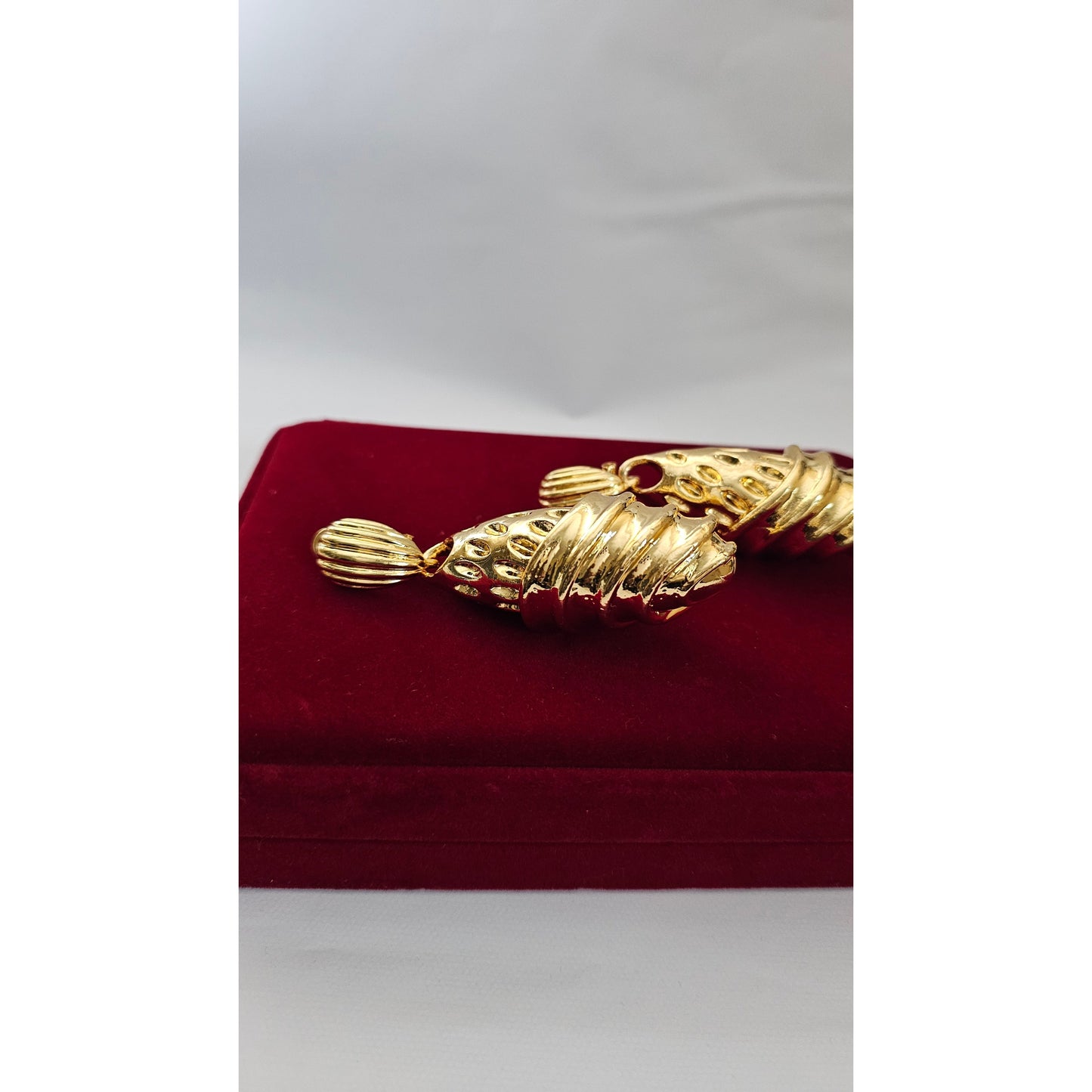 18K Gold-Plated Crystal Teardrop
