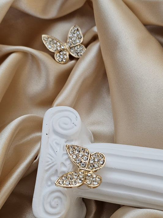 18K Gold-Plated Minimalist Stud Earrings