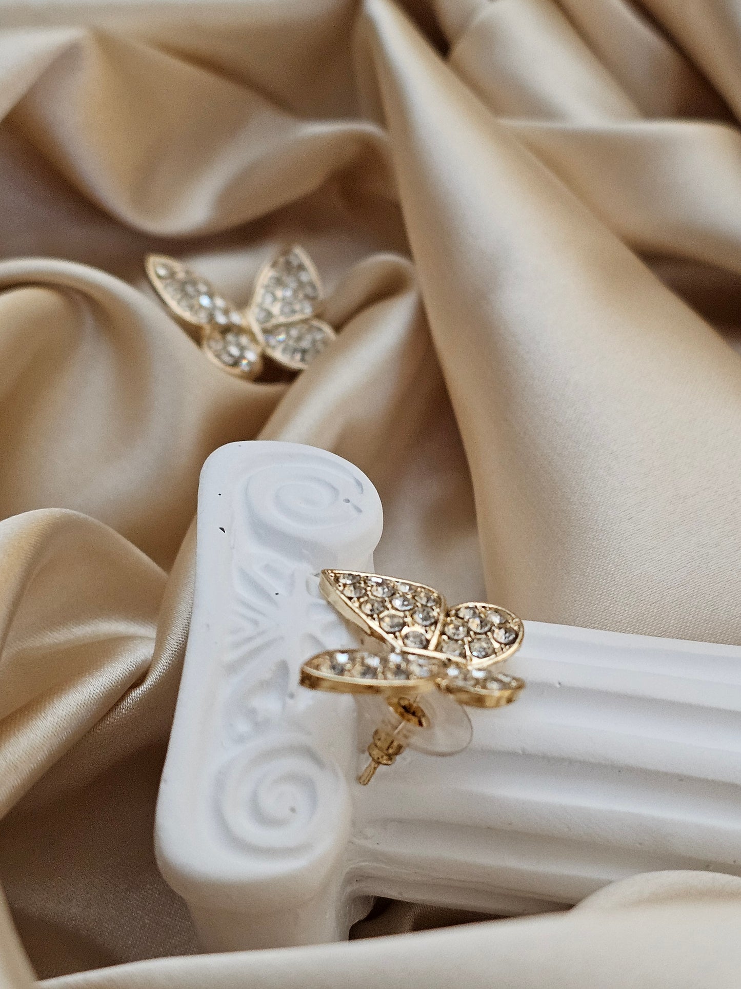 18K Gold-Plated Minimalist Stud Earrings