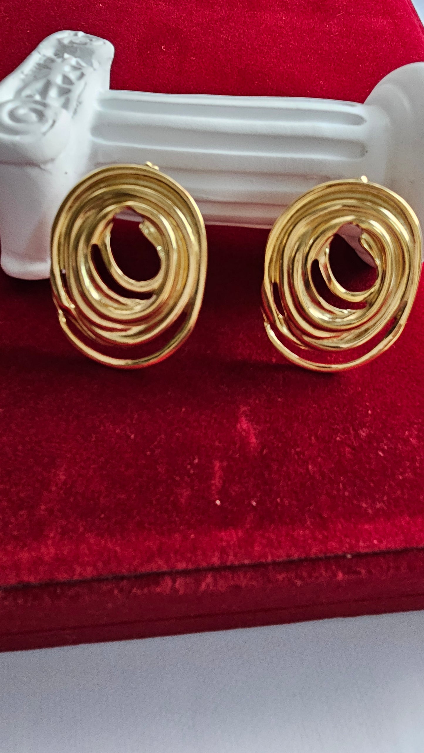 18K Gold-Plated Moon & Star