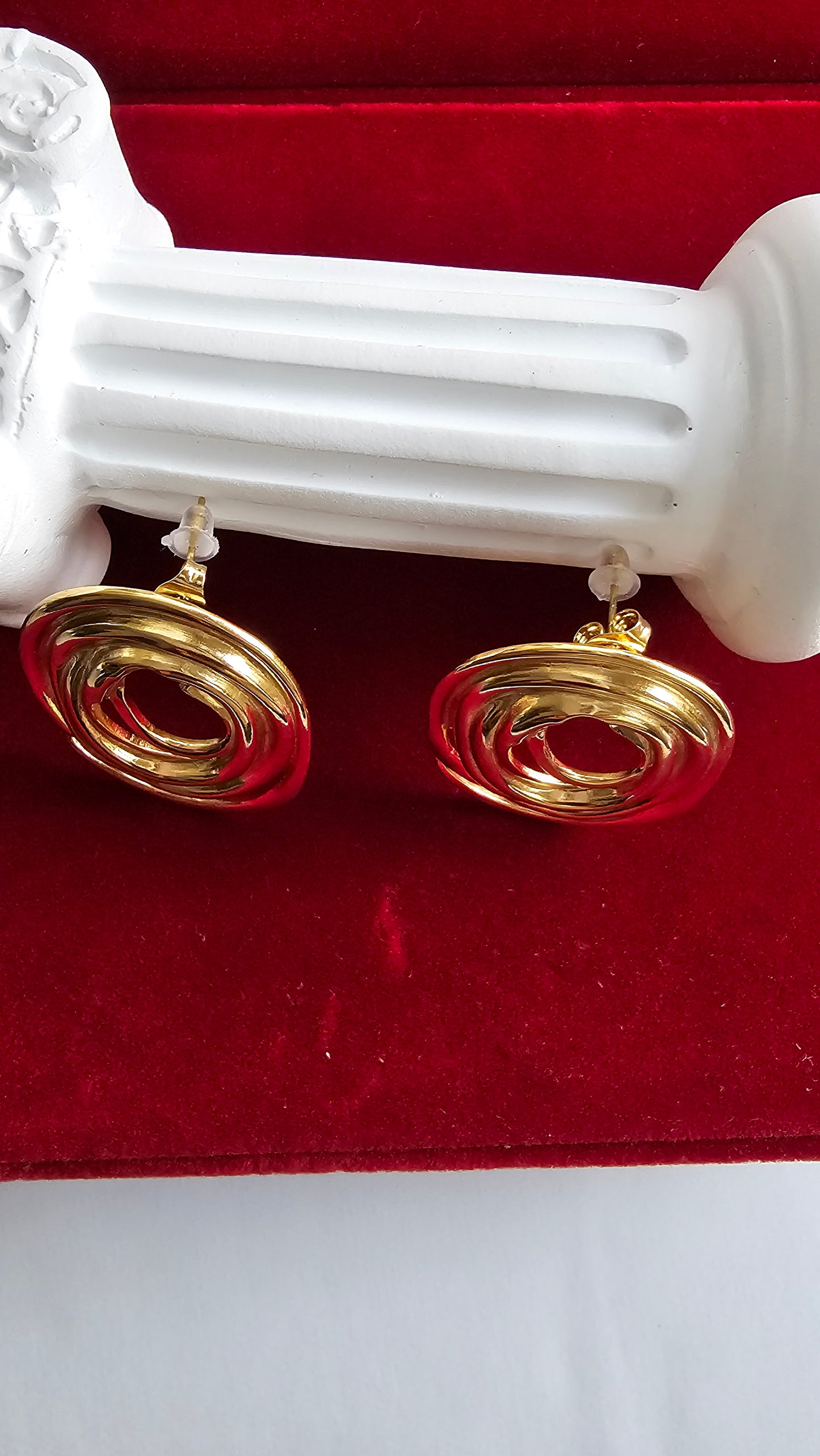 18K Gold-Plated Moon & Star