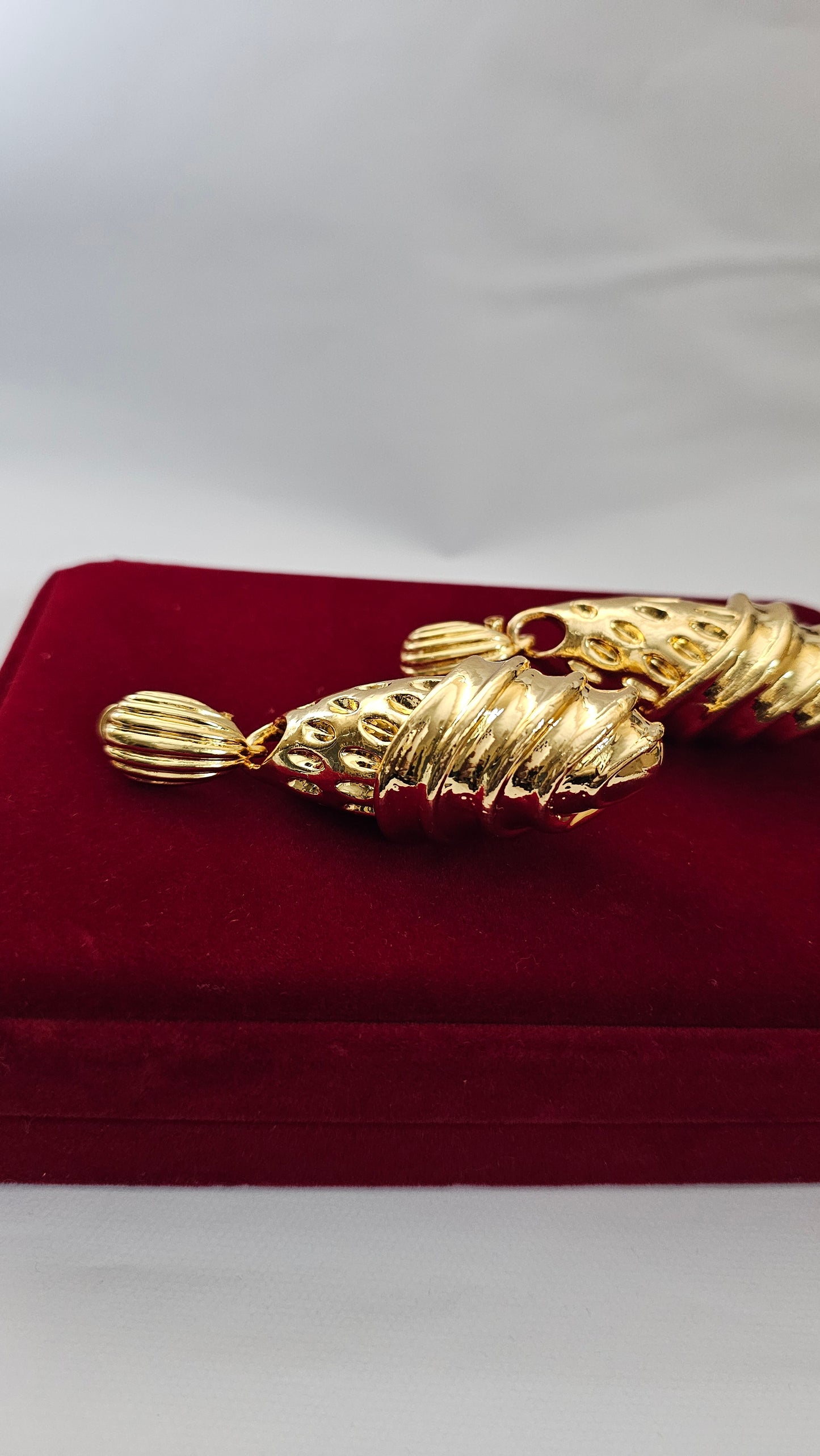 18K Gold-Plated Crystal Teardrop