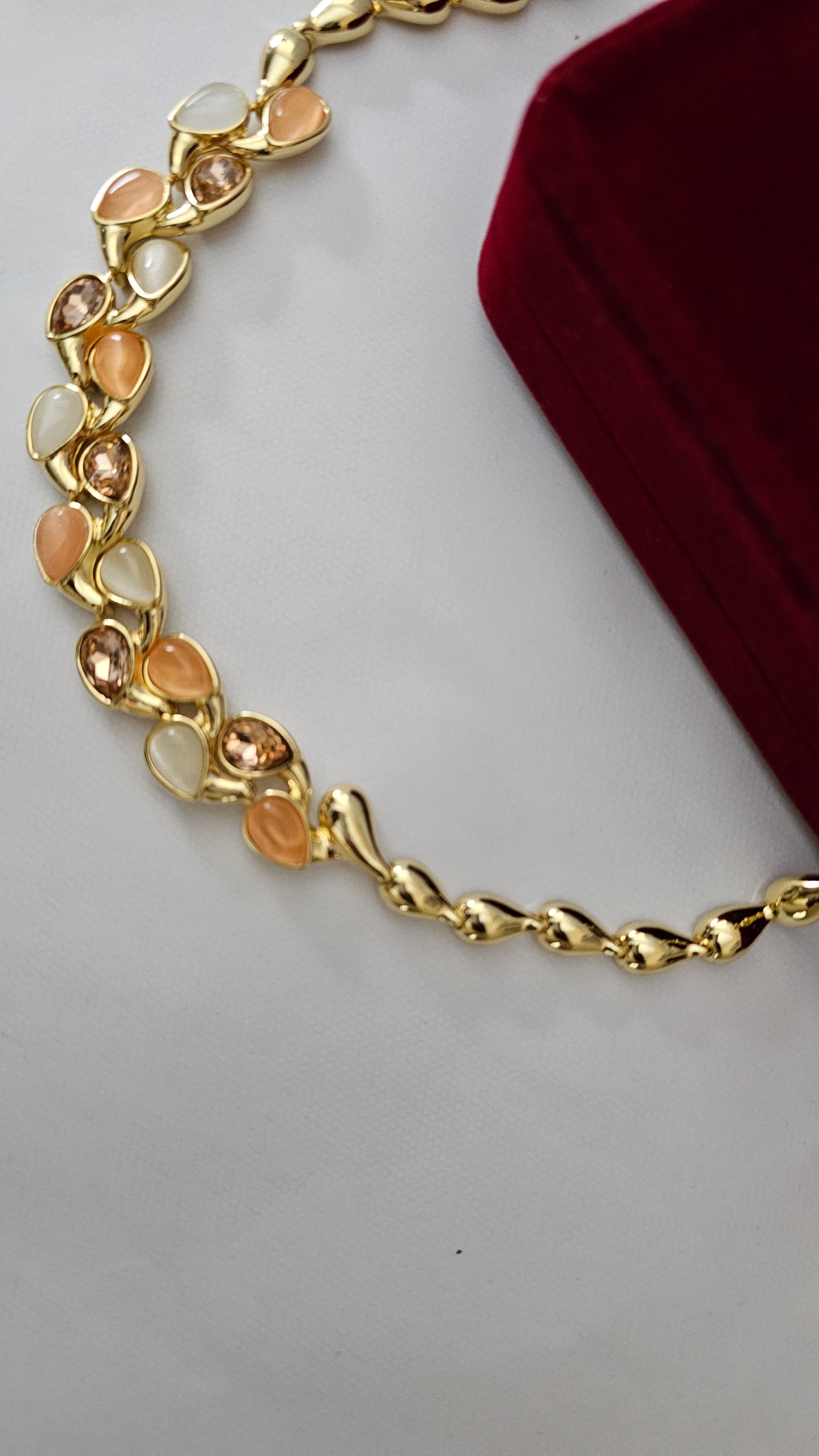 18K Gold-Plated Herringbone Set