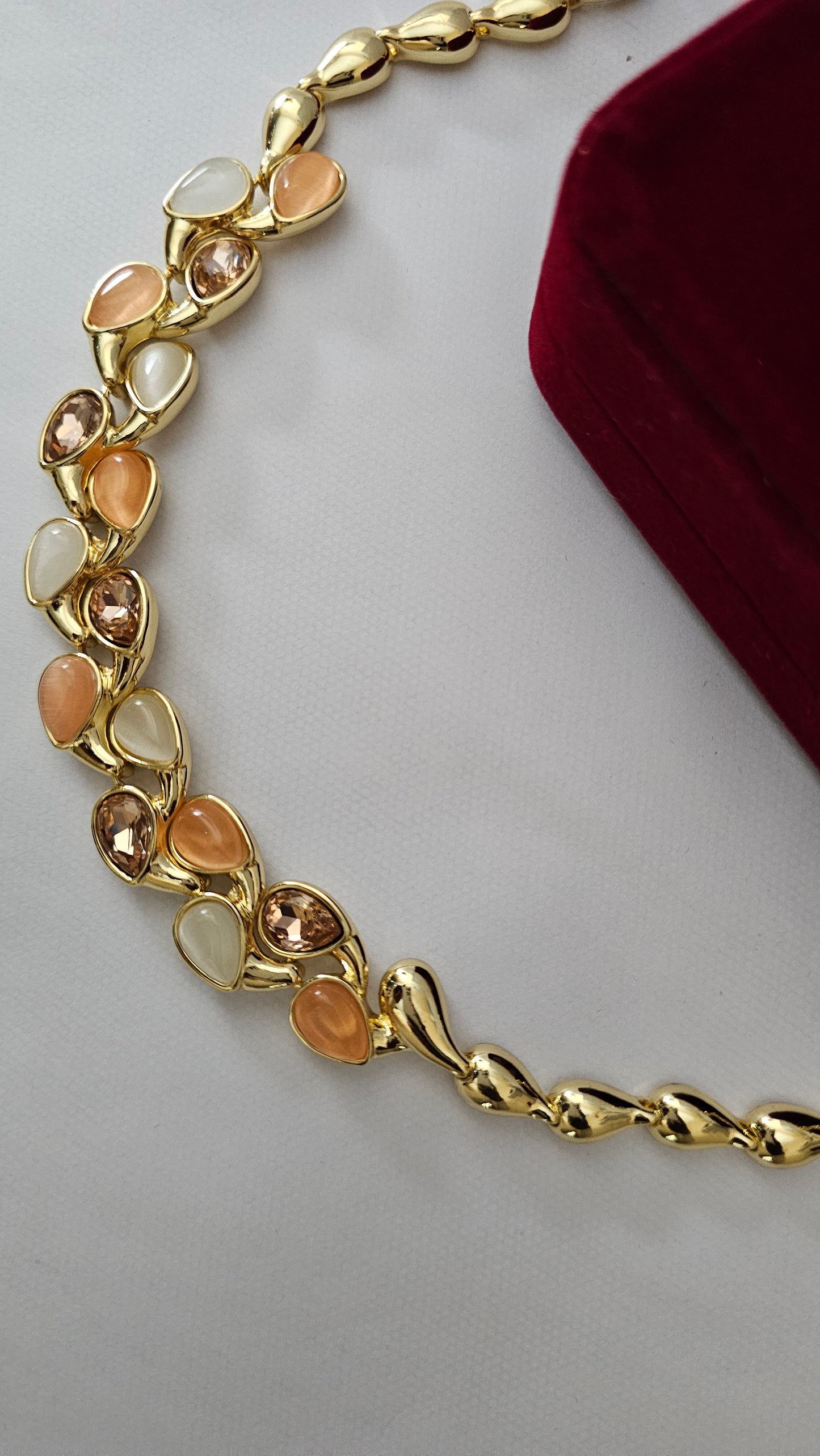 18K Gold-Plated Herringbone Set