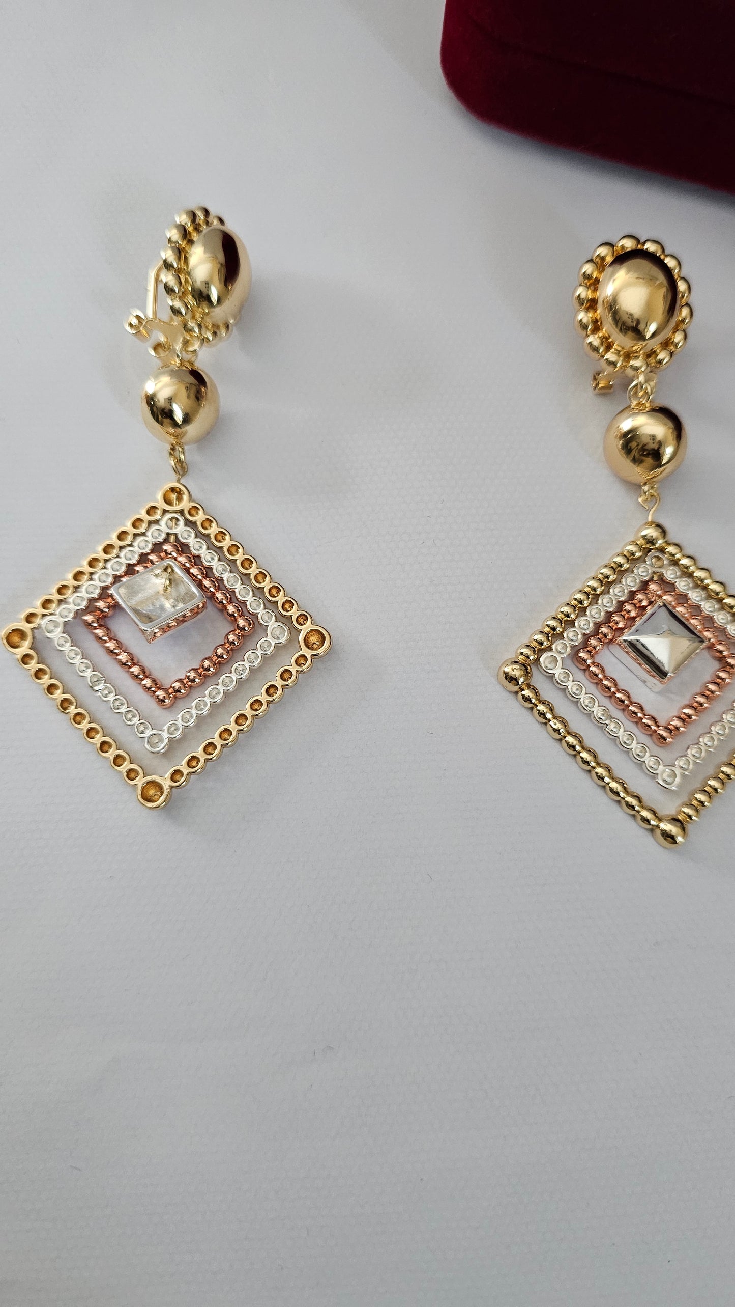 Elegant 18K Gold-Plated Pearl Drop Earrings