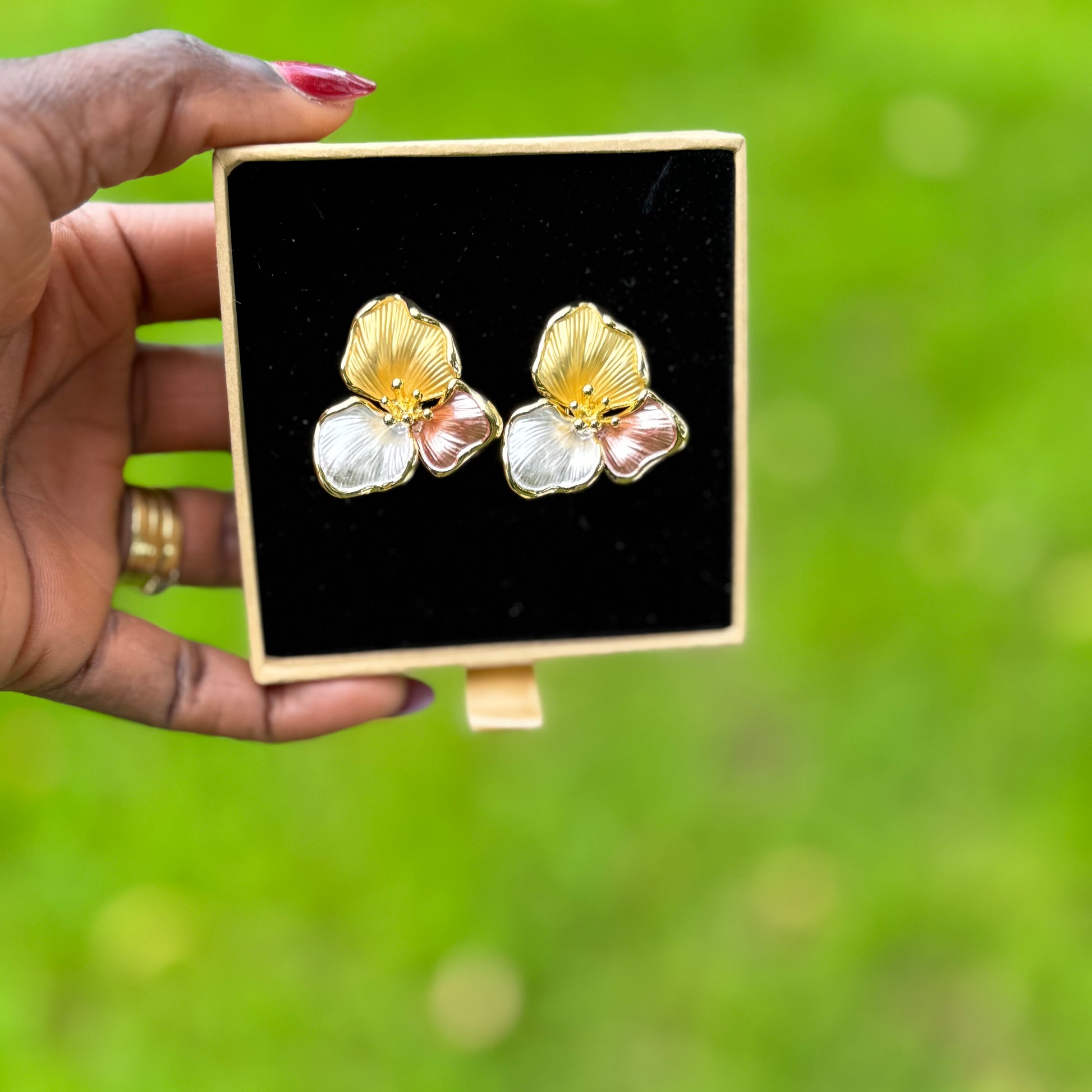 18K Gold-Plated Chunky Hoop Earrings