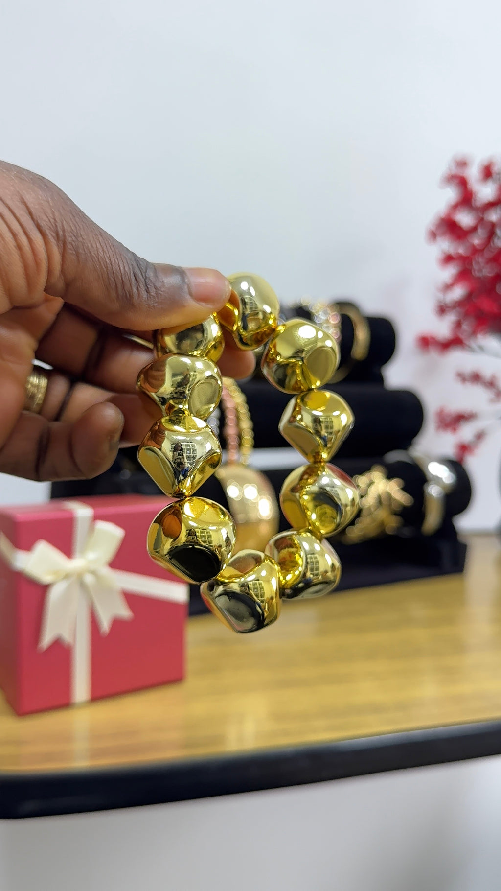 Stackable Gold Bracelets | Trendy Layering Jewellery Set