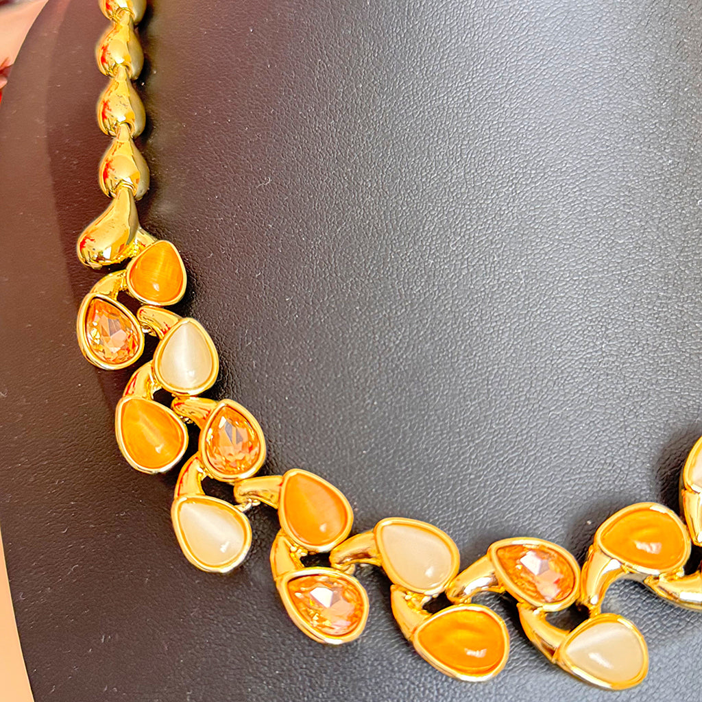 18K Gold Plated Bold Coin Pendant Set