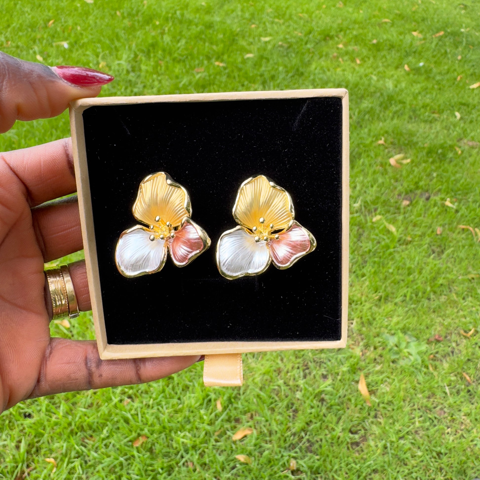 18K Gold-Plated Chunky Hoop Earrings