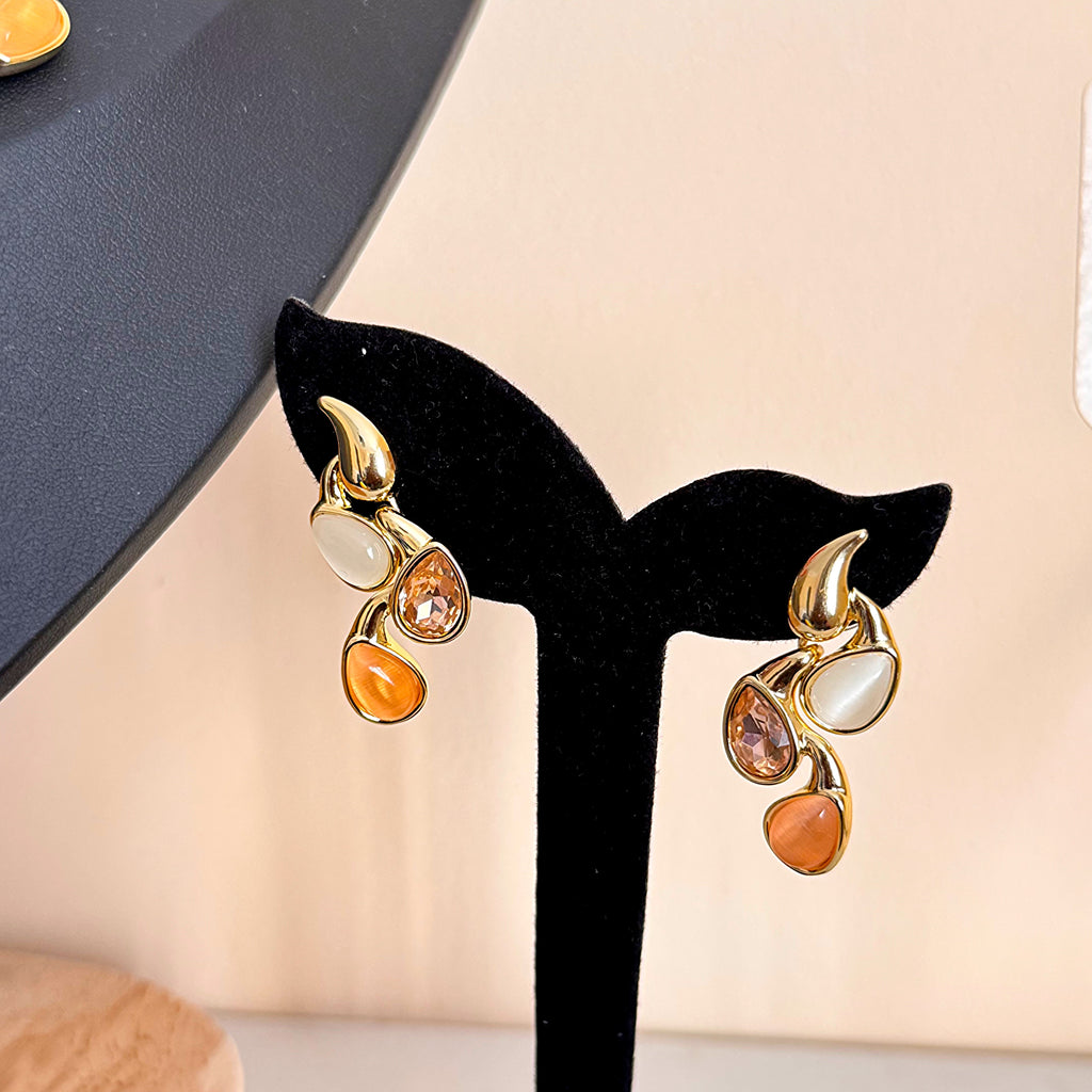 18K Gold Plated Bold Coin Pendant Set