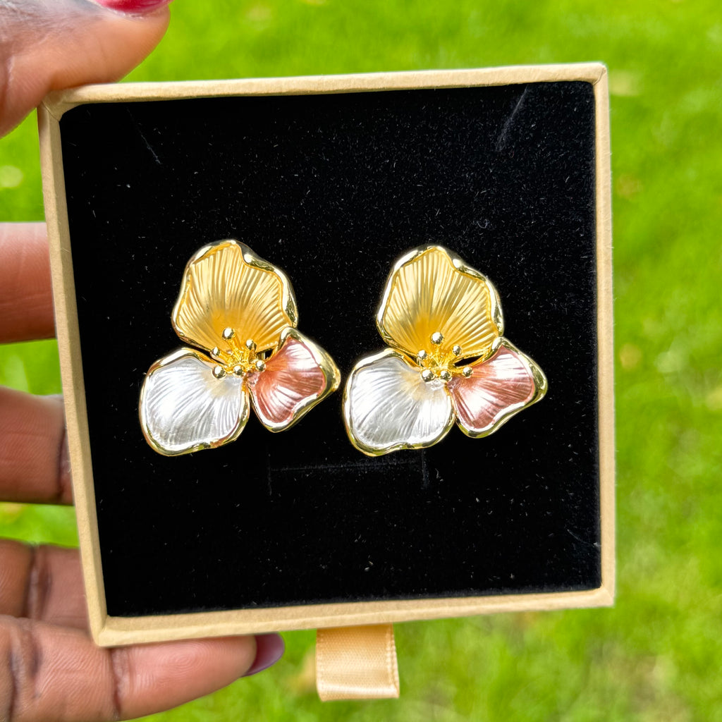 18K Gold-Plated Chunky Hoop Earrings