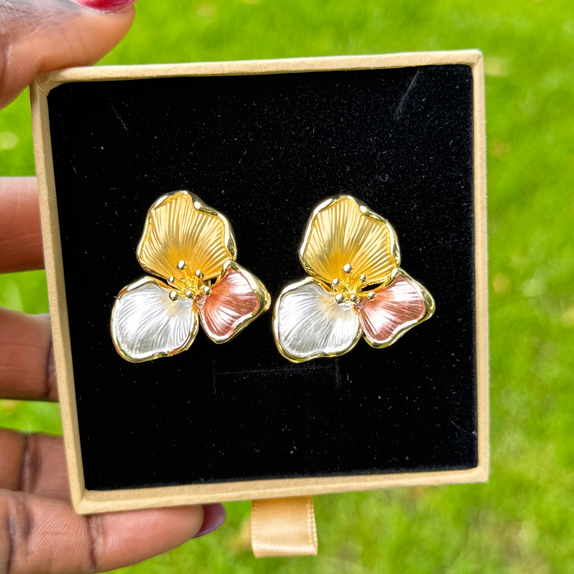 18K Gold-Plated Chunky Hoop Earrings