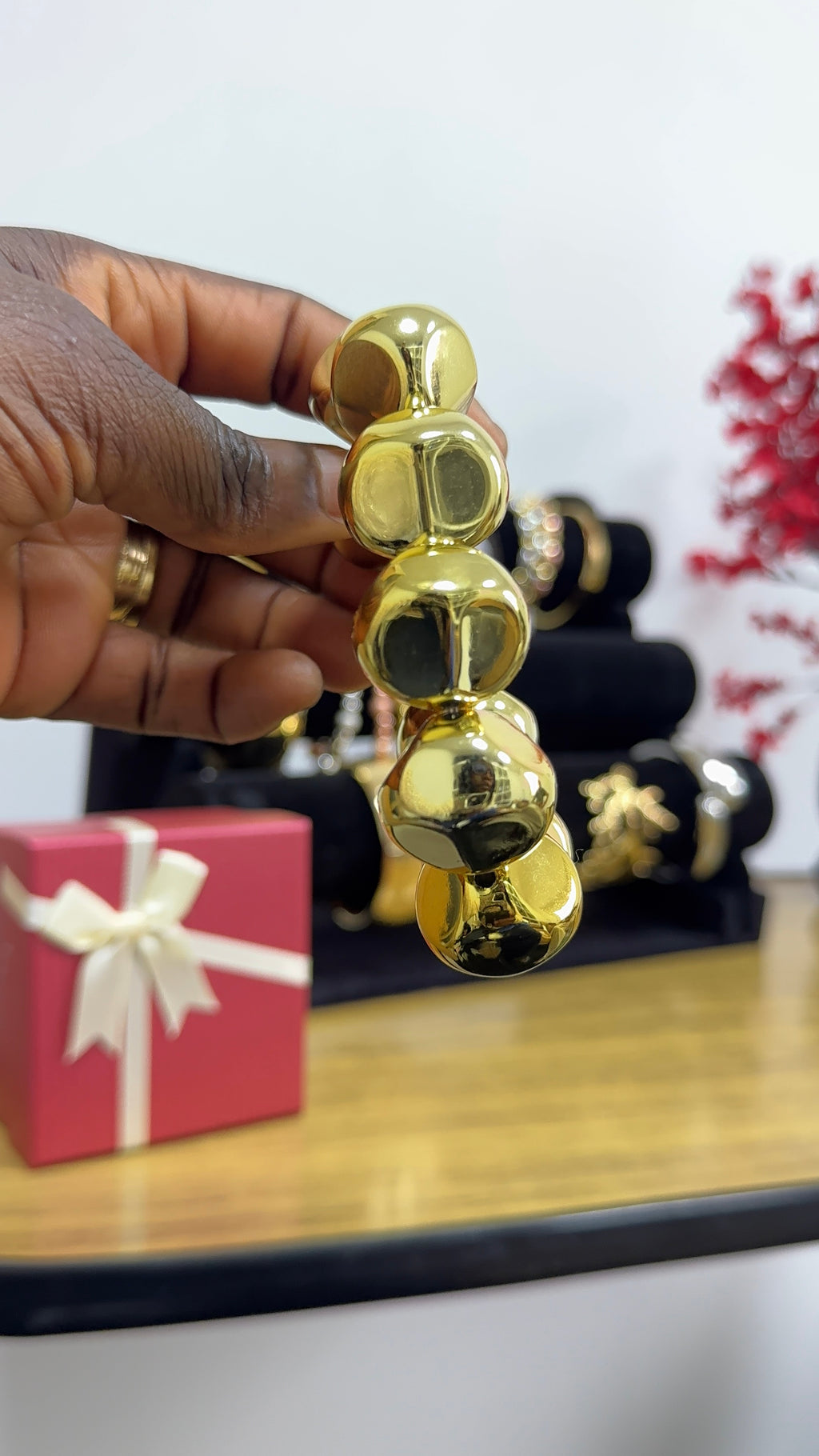 Stackable Gold Bracelets | Trendy Layering Jewellery Set