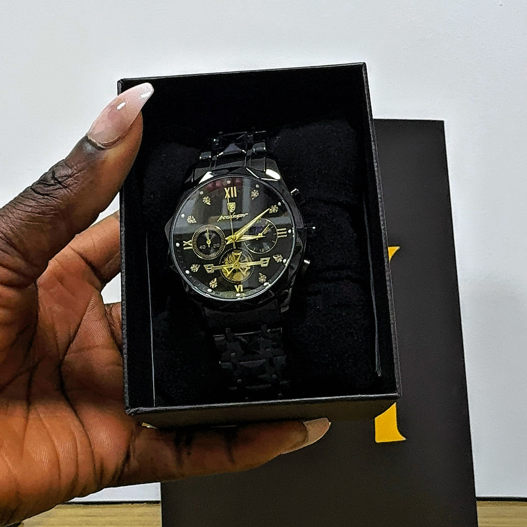Stunning Stainless Steel Wristwatch