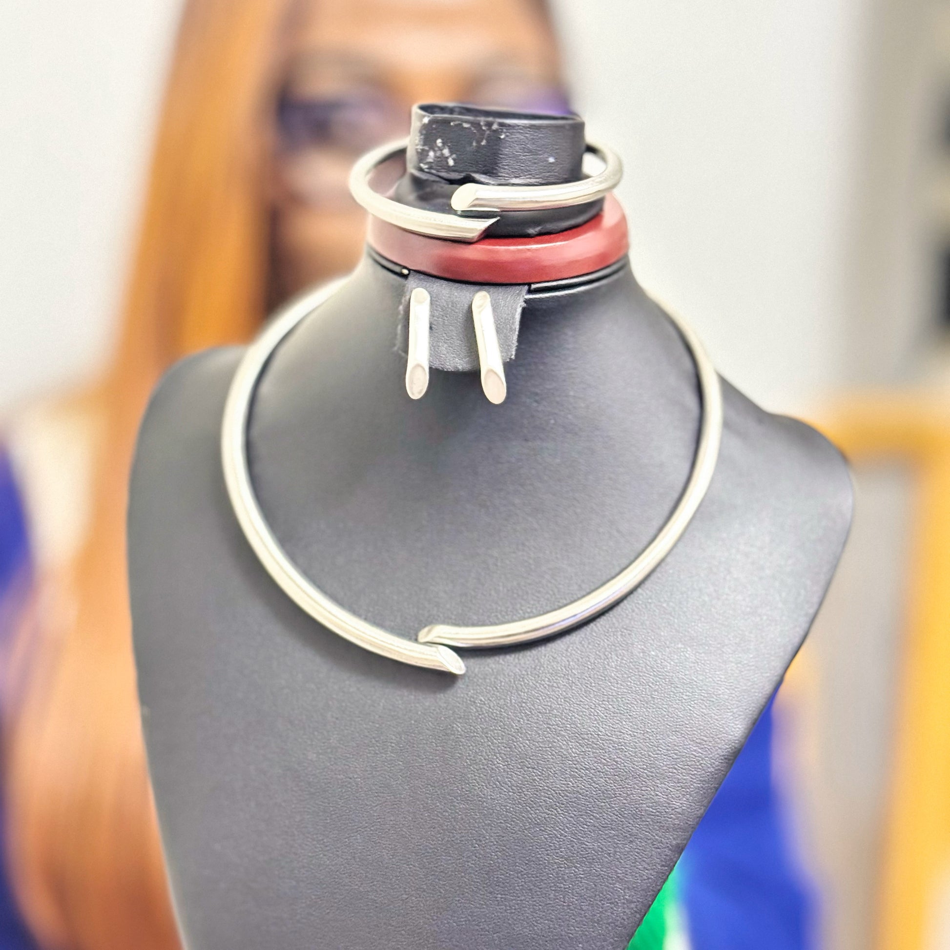 Titanium Premium Pendant & Earrings Set