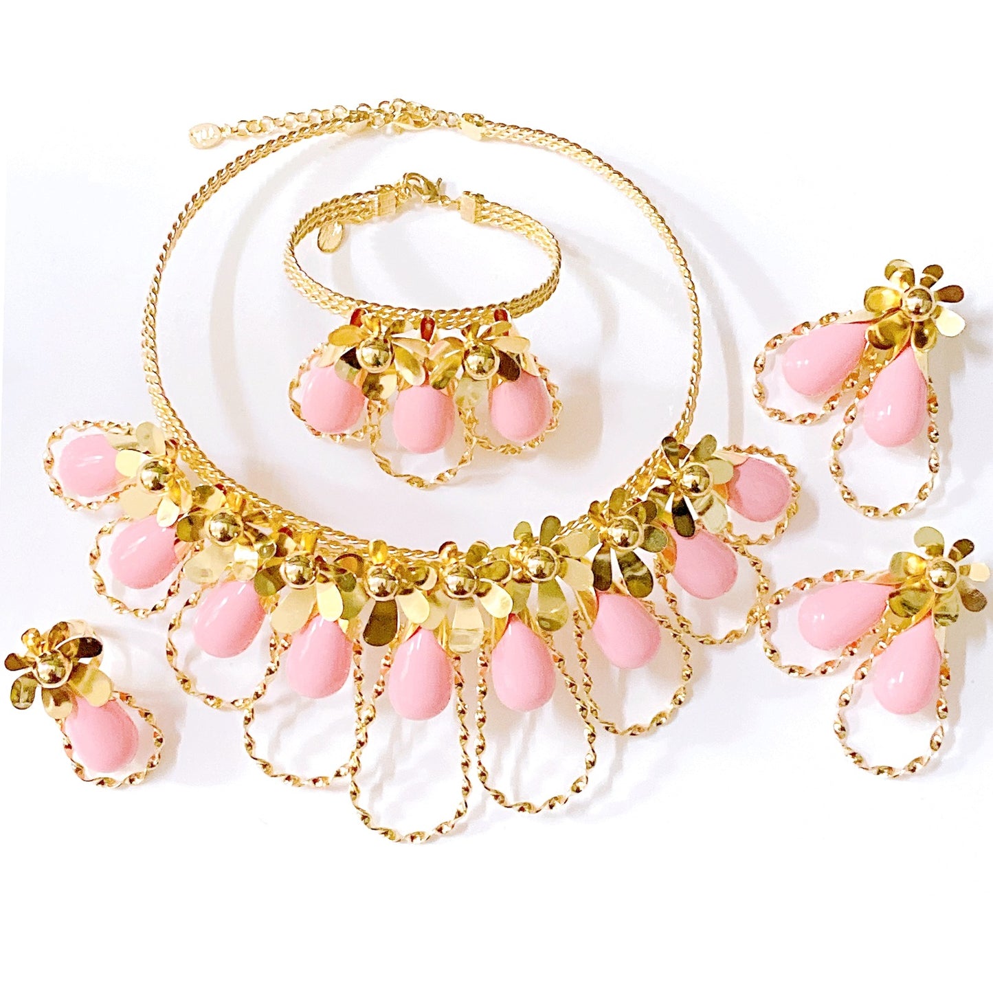 Royal Red Beads 18K Gold-Plated Nigerian Owambe Jewelry Set