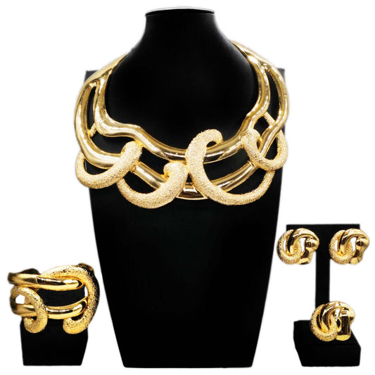 18K Gold-Plated Bridal Shower Jewelry Set