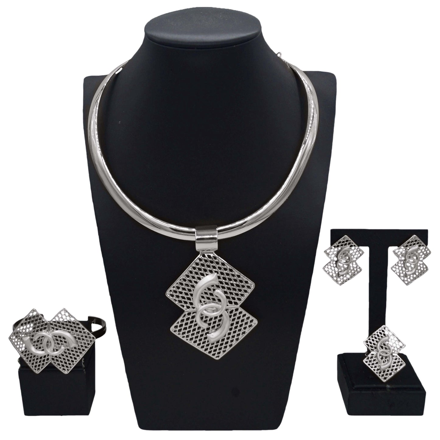18K Gold-Plated African Princess Jewelry Set