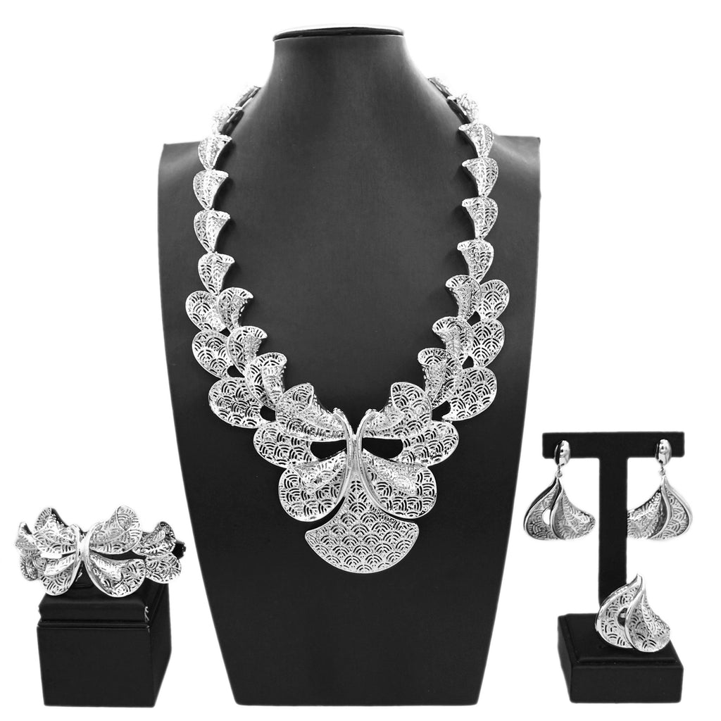 18K Gold-Plated Elegant Aso-Ebi Jewelry Set