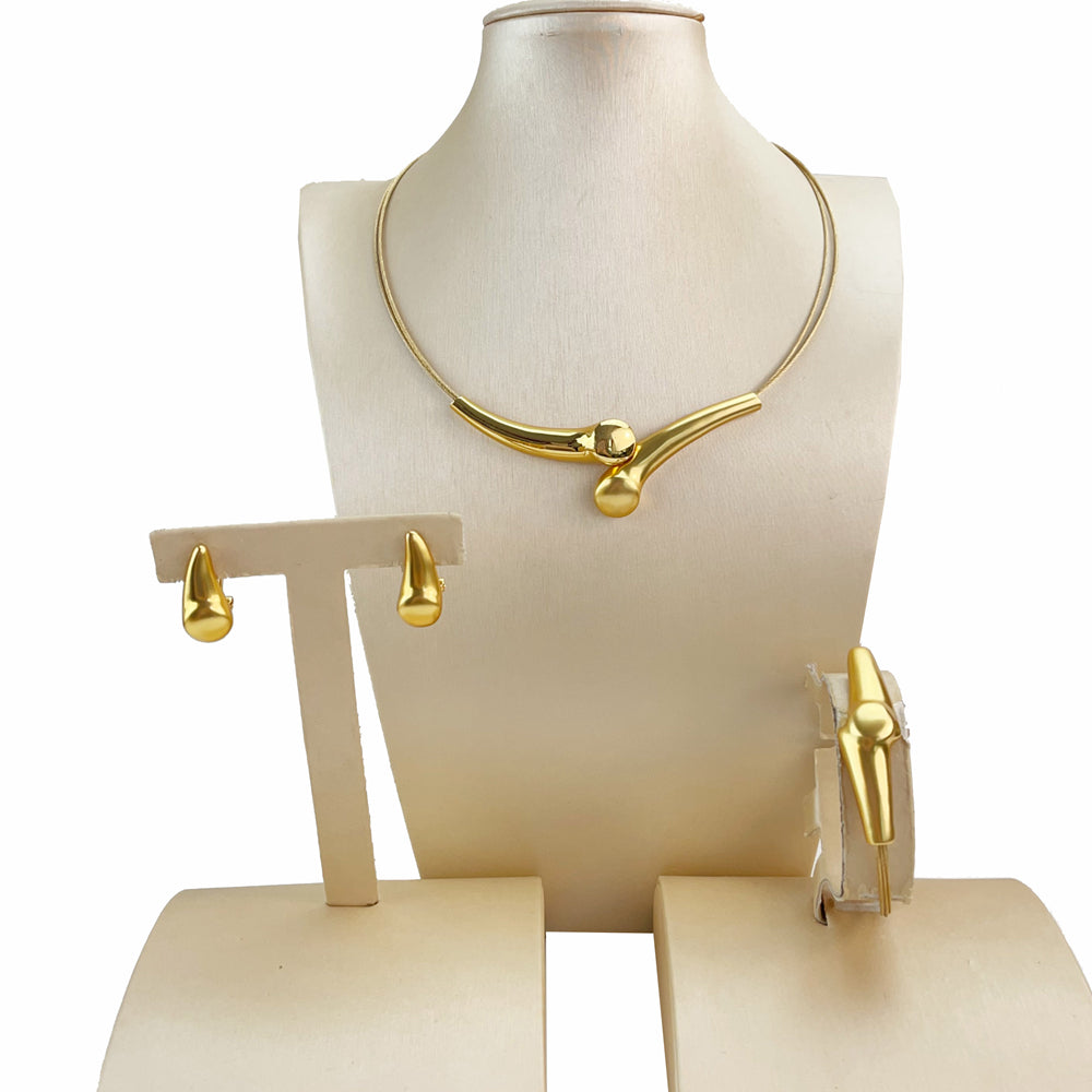 Mixed Color African-Inspired Jewelry Set