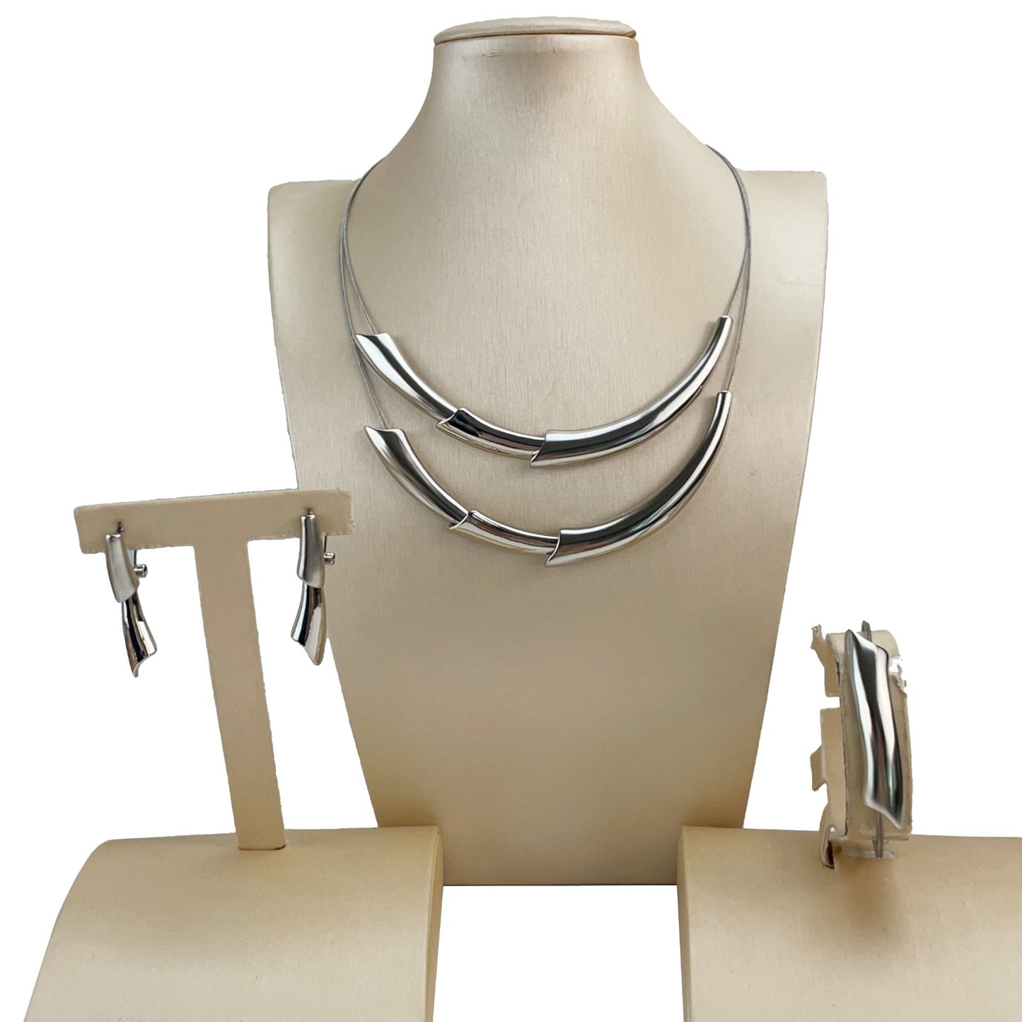 Stainless Steel Simple Layered Set