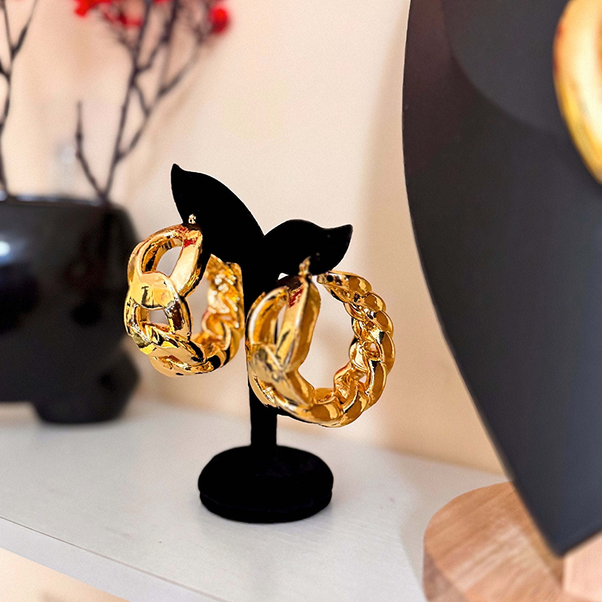 Luxury Gold Rope and Statement Earrings for Women – Non-Tarnish Jewelry