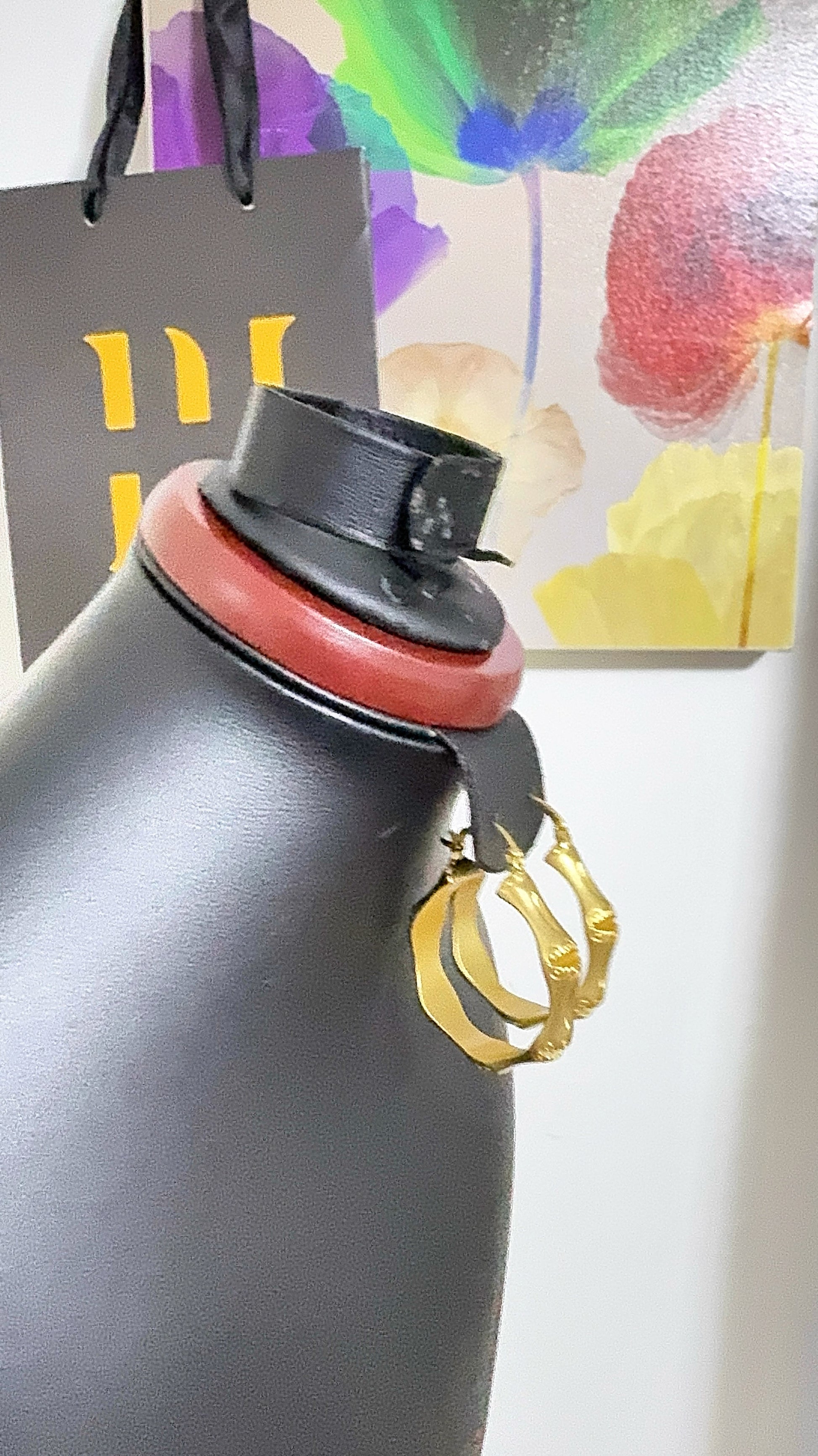 Classic Titanium Earrings 03