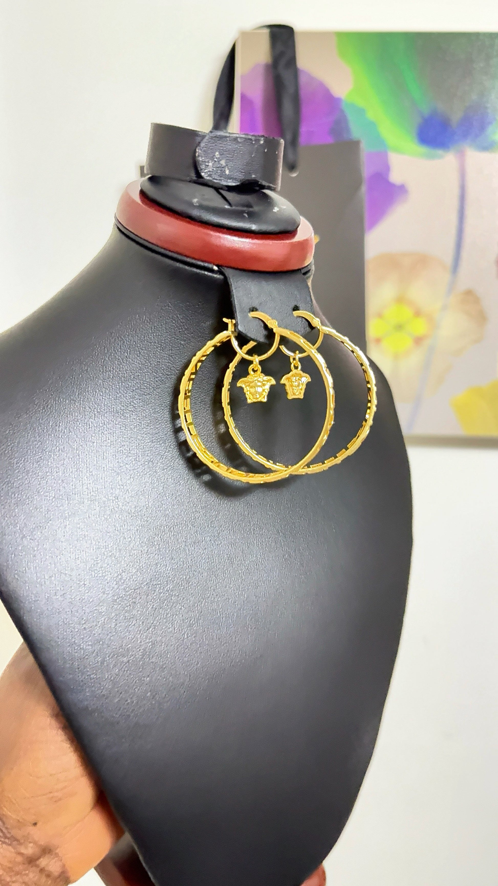 Classic Titanium Earrings 01
