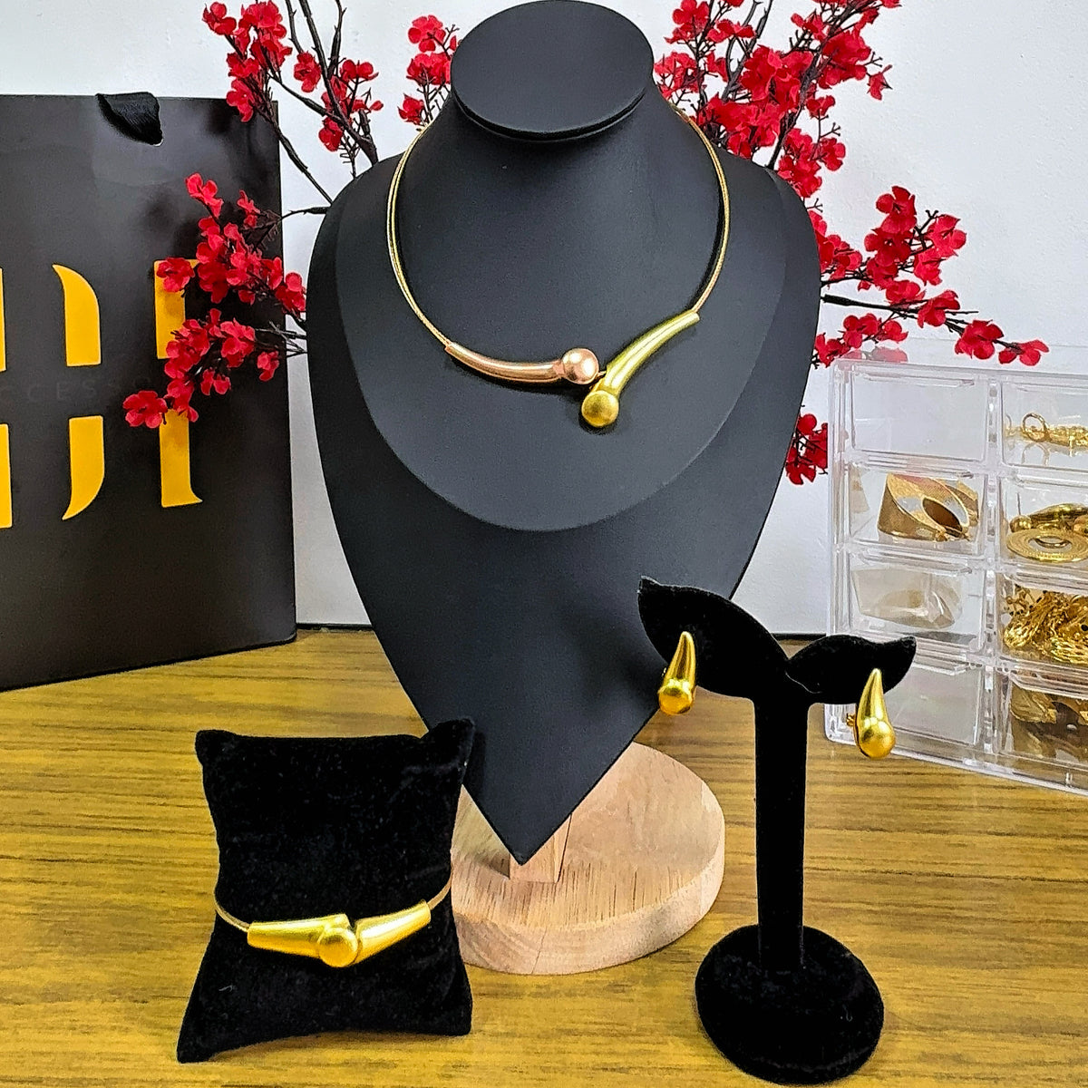 Mixed Color African-Inspired Jewelry Set