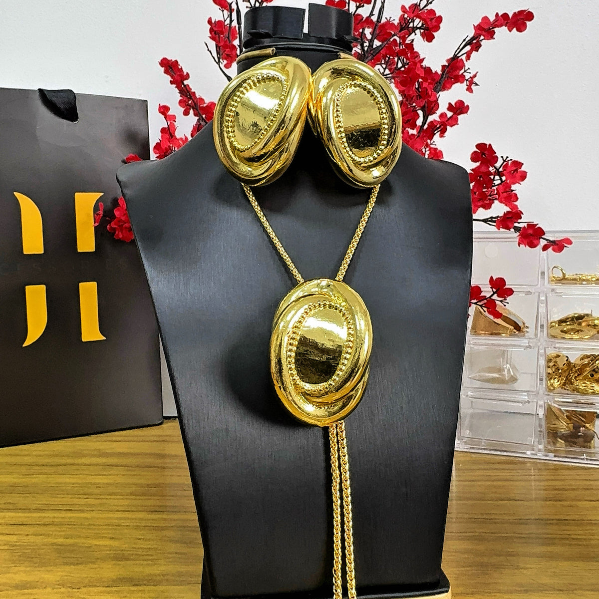 Gold-Plated Elegance Jewelry Set