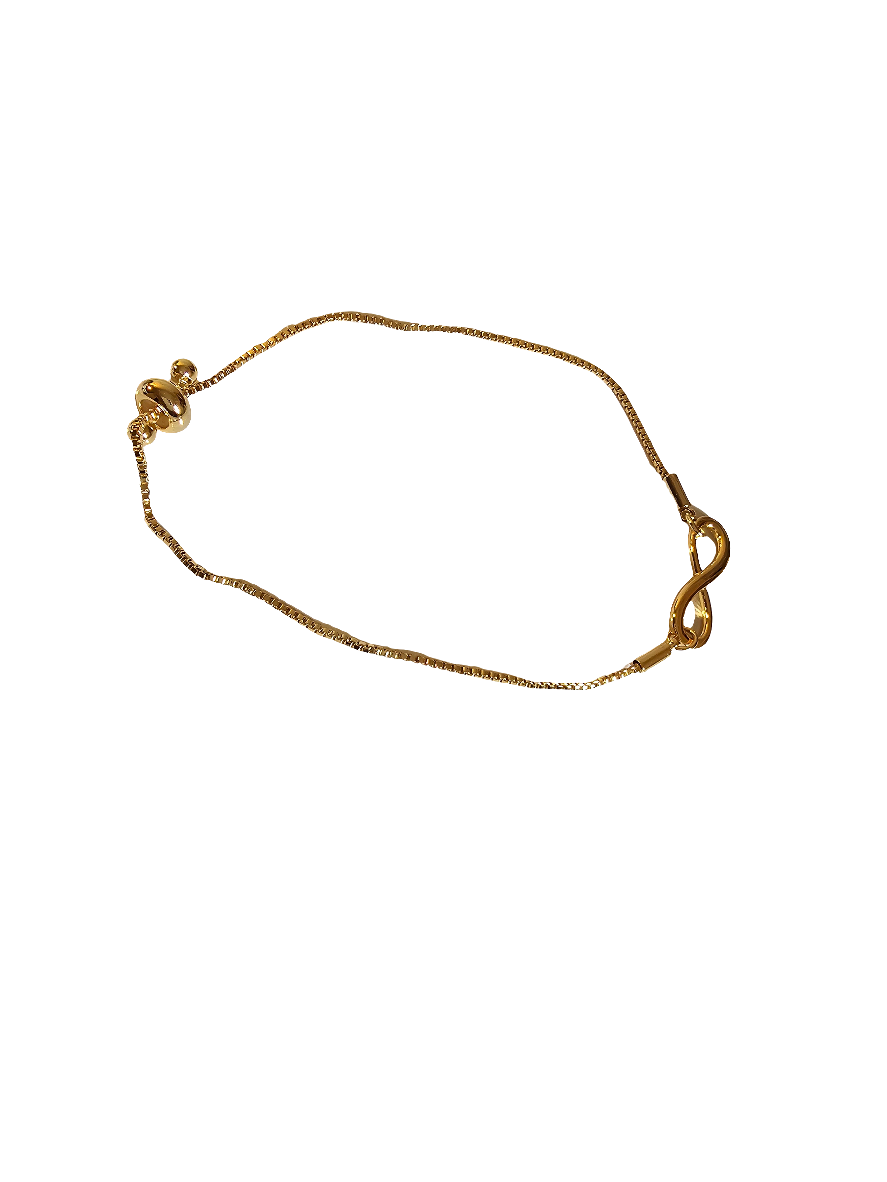 18K Gold-Plated Heart Link Bracelet