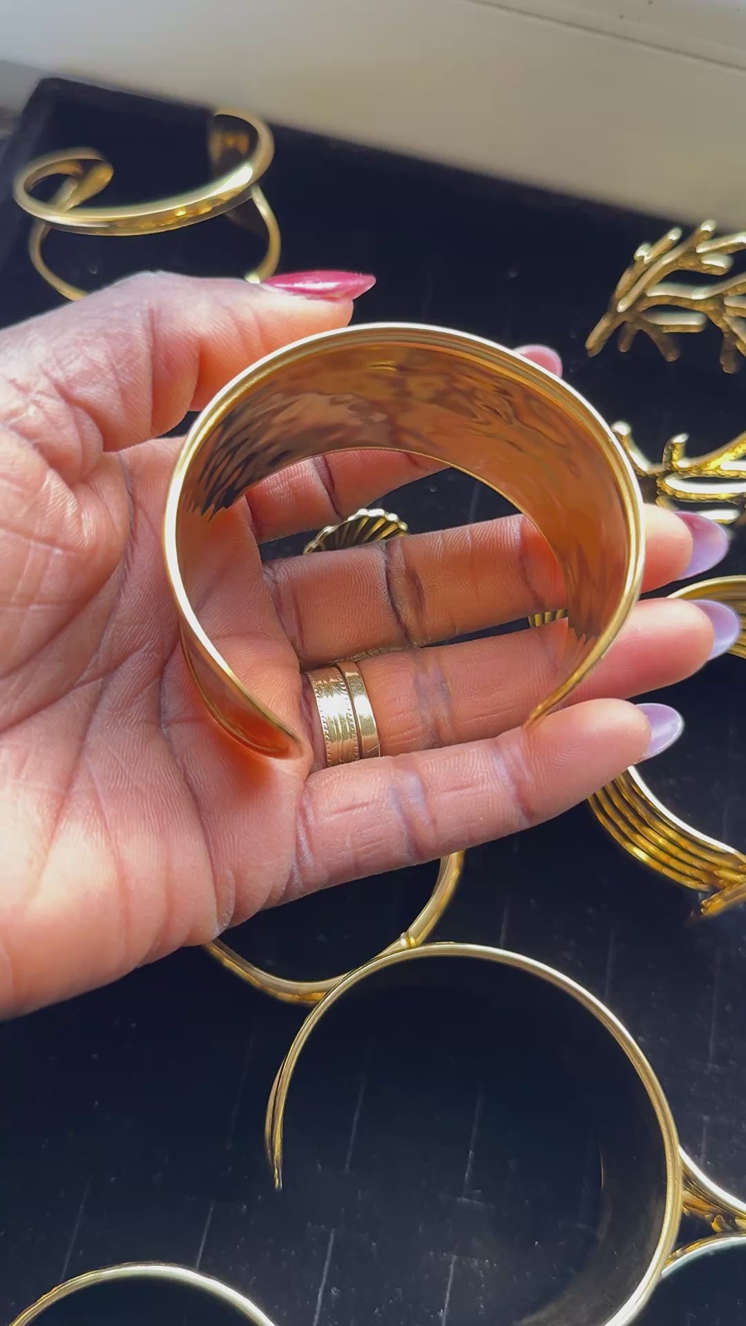 Pam 18K Gold-Plated Bangle