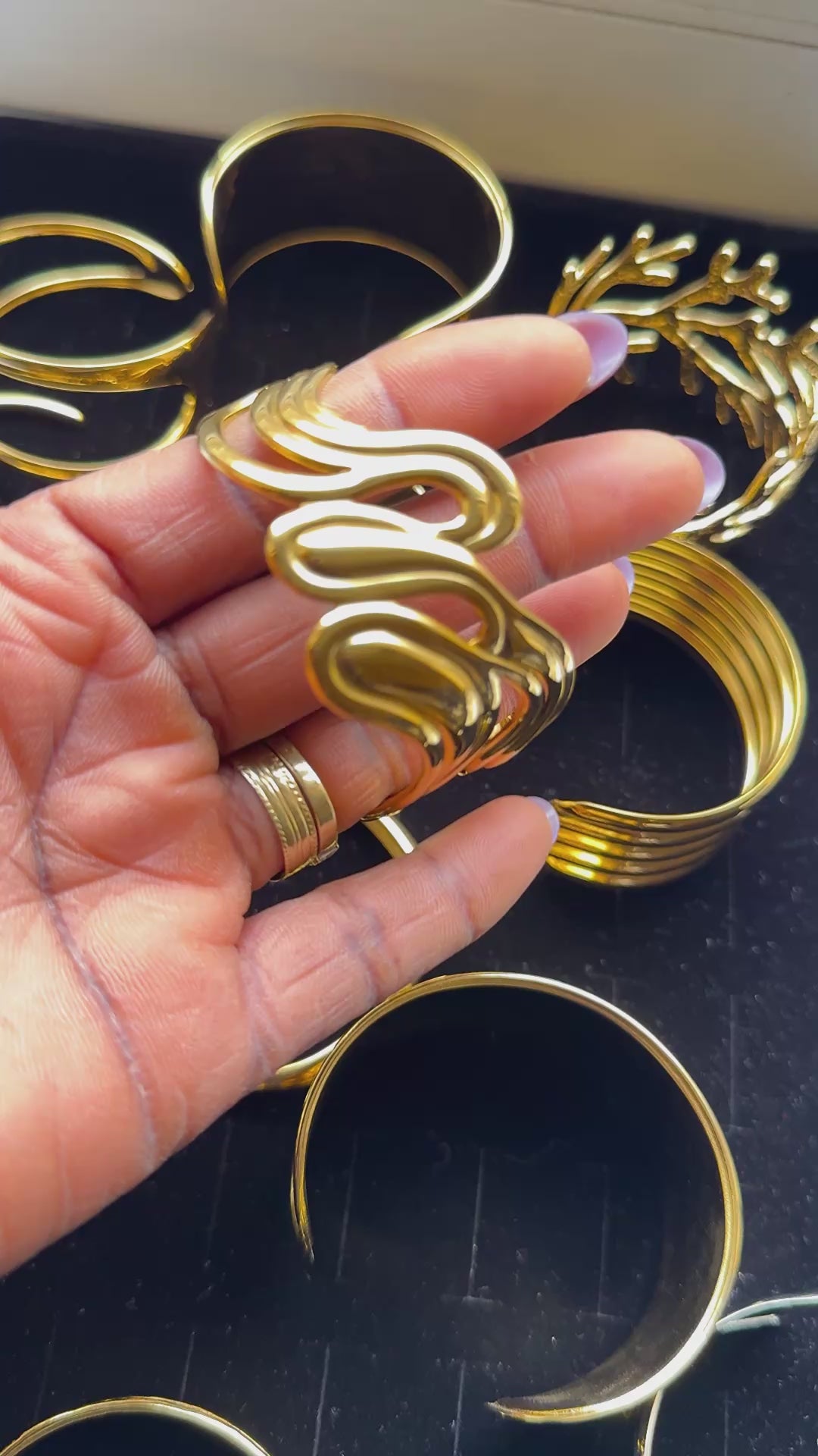 Luxe 18K Gold-Plated Bangle