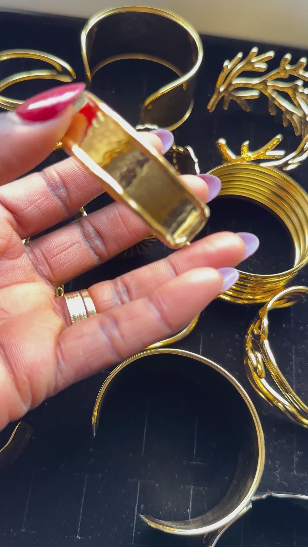 Sky Premium 18K Gold-Plated Bangle
