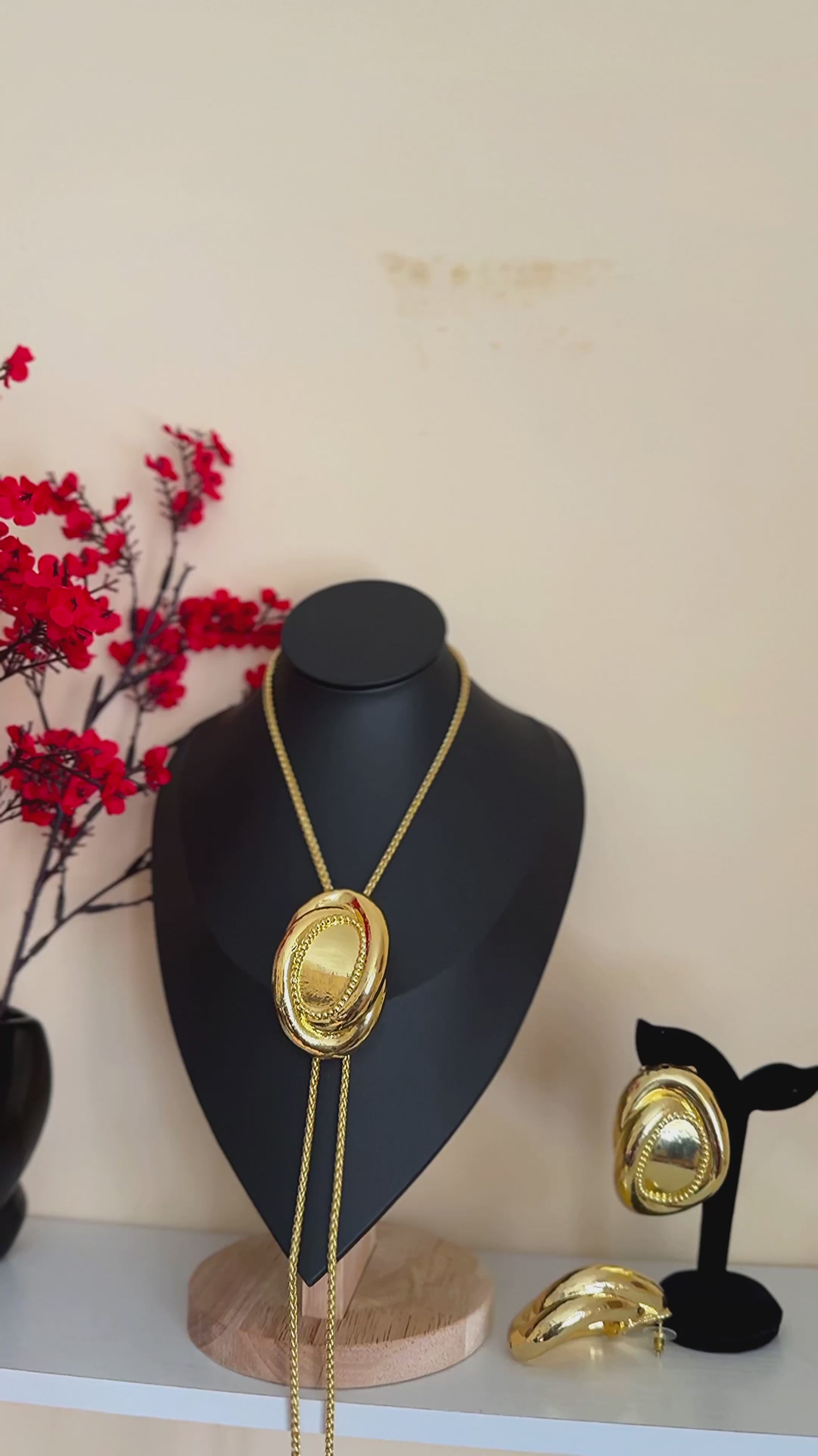 Premium Gold Plated Pendant Set