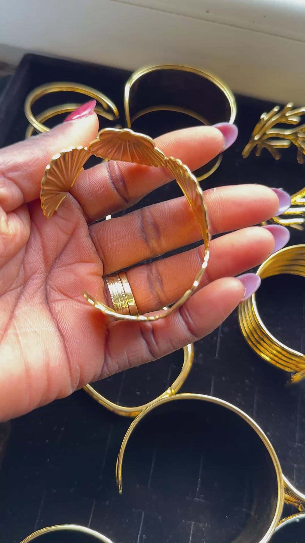Luxurious 18K Gold-Plated Bangle