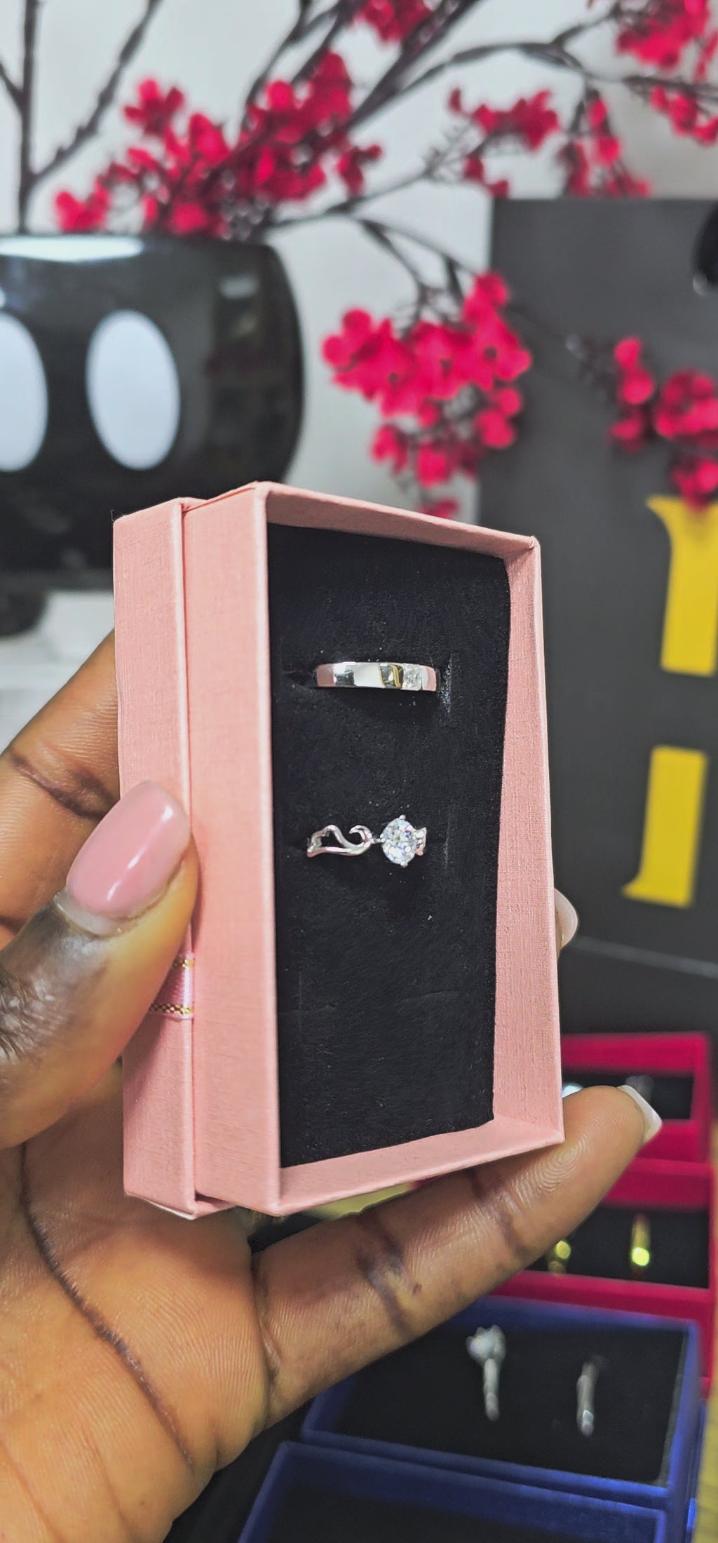 Adjustable Silver Wedding Ring for Bride
