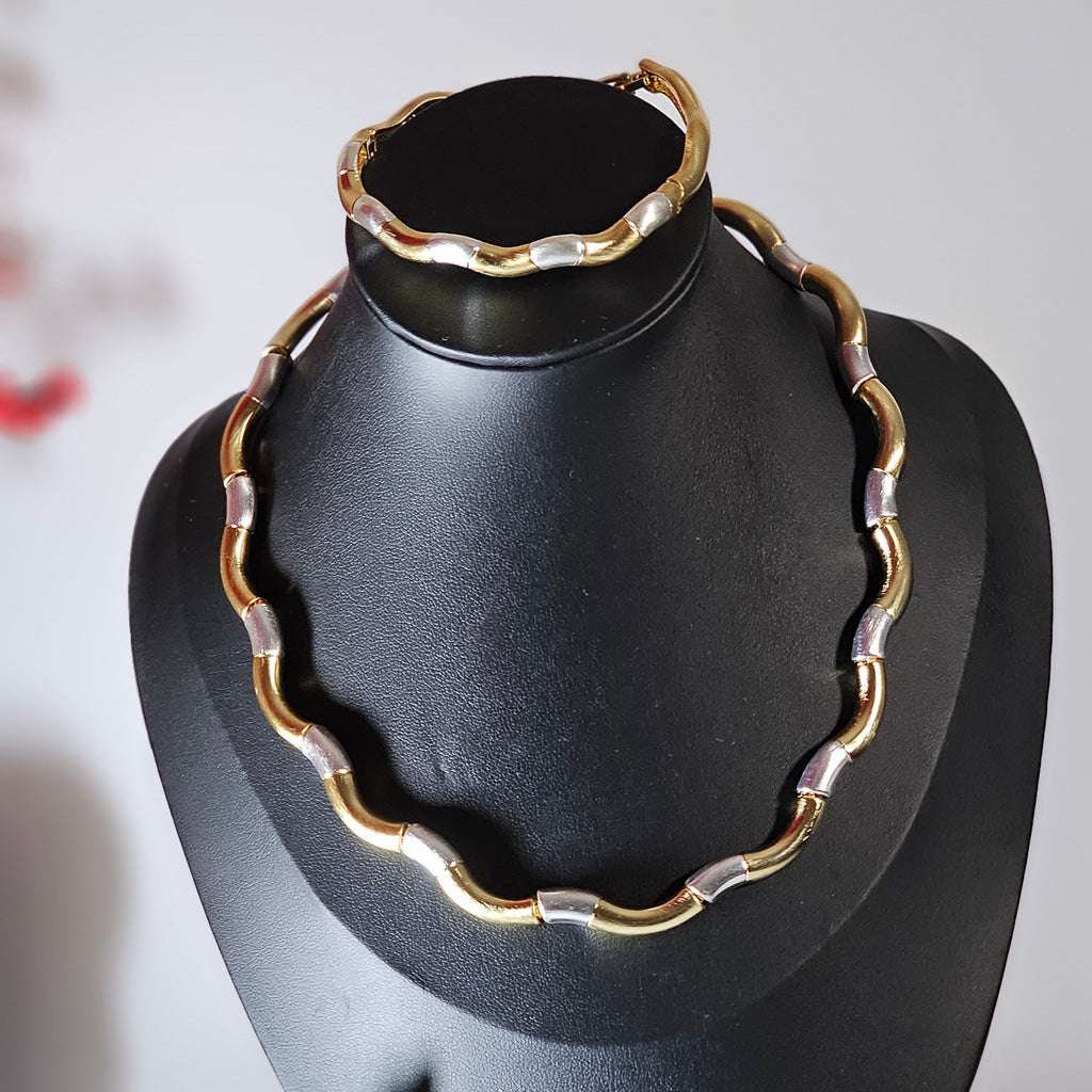 Royal 18K Gold-Plated Nigerian Owambe Jewelry Set