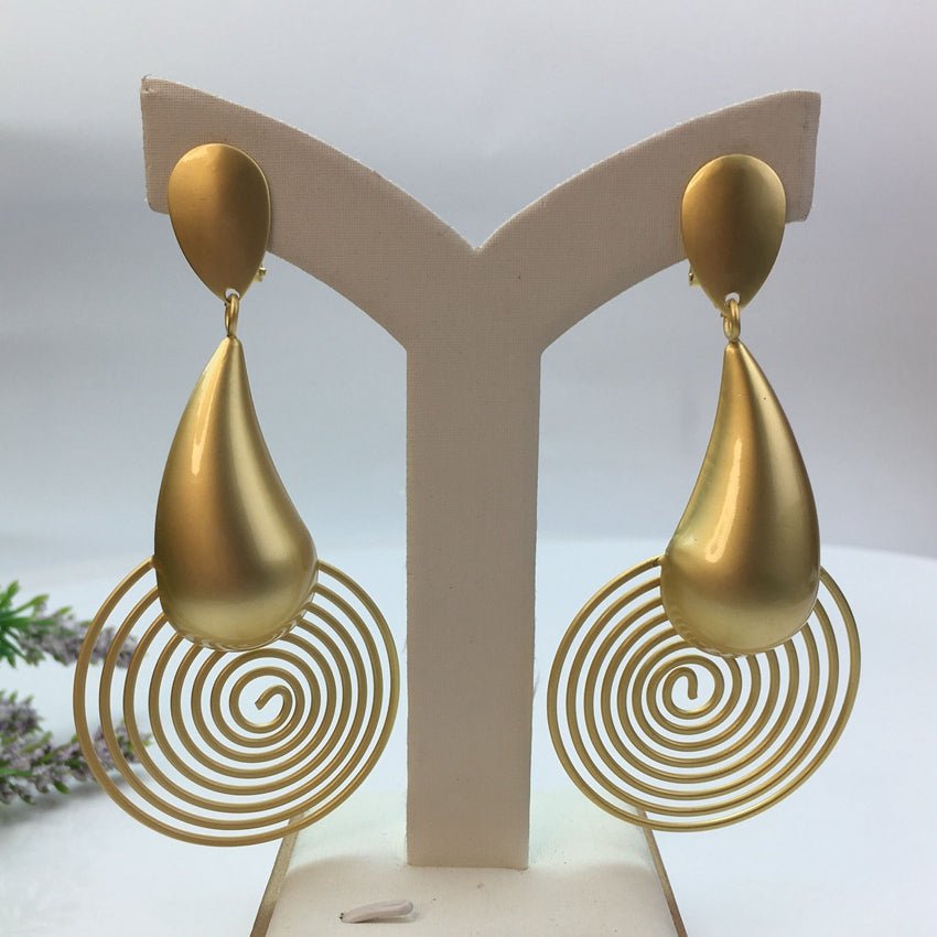 18K Gold-Plated Double Hoop Earrings