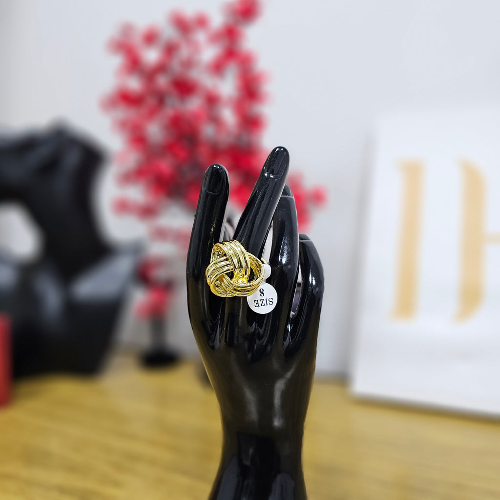 Knot Ring – Gold Plated Symbol of Unity
