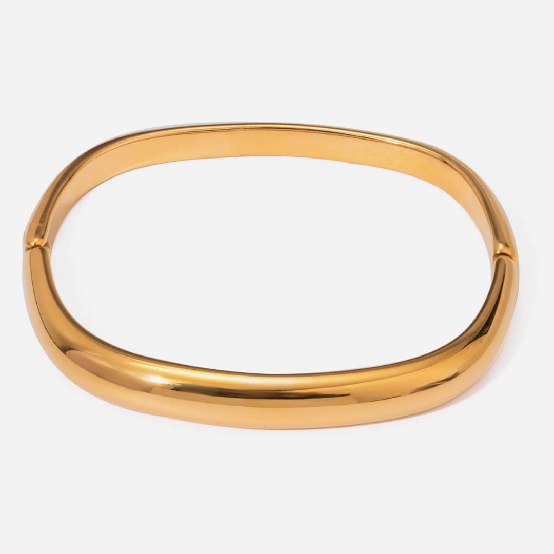 Cherry 18K Gold-Plated Bangle