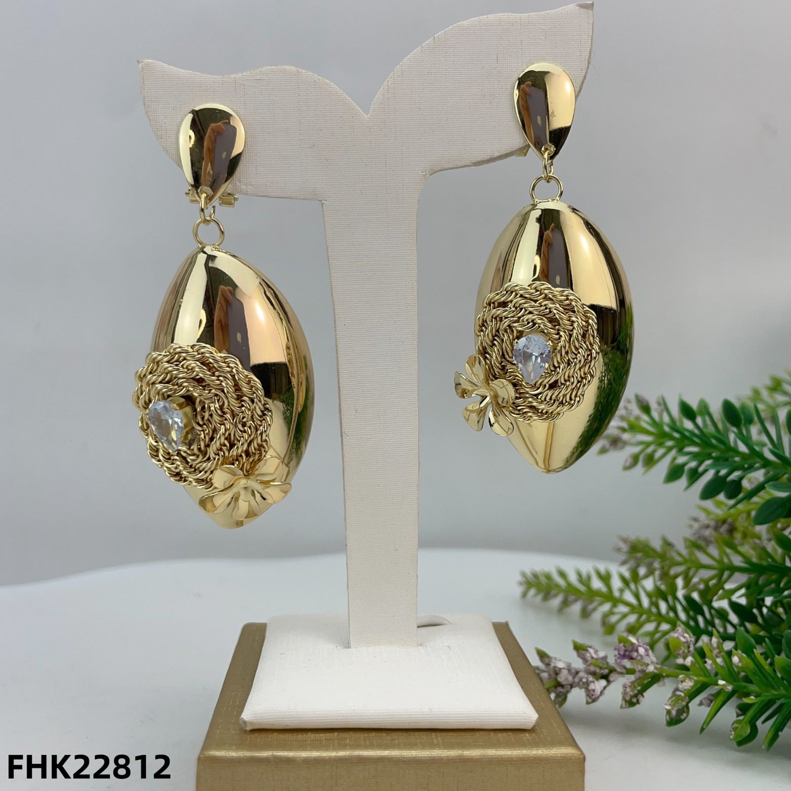 18K Gold-Plated Sunburst Stud Earrings – Hypoallergenic & Non-Tarnish Jewellery UK