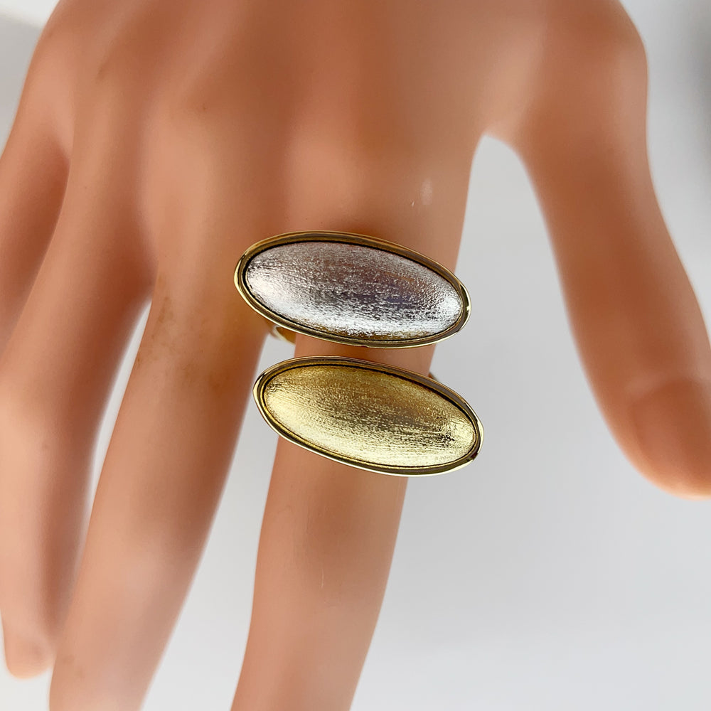 Wave Ring – Gold Plated Unique Everyday Jewelery
