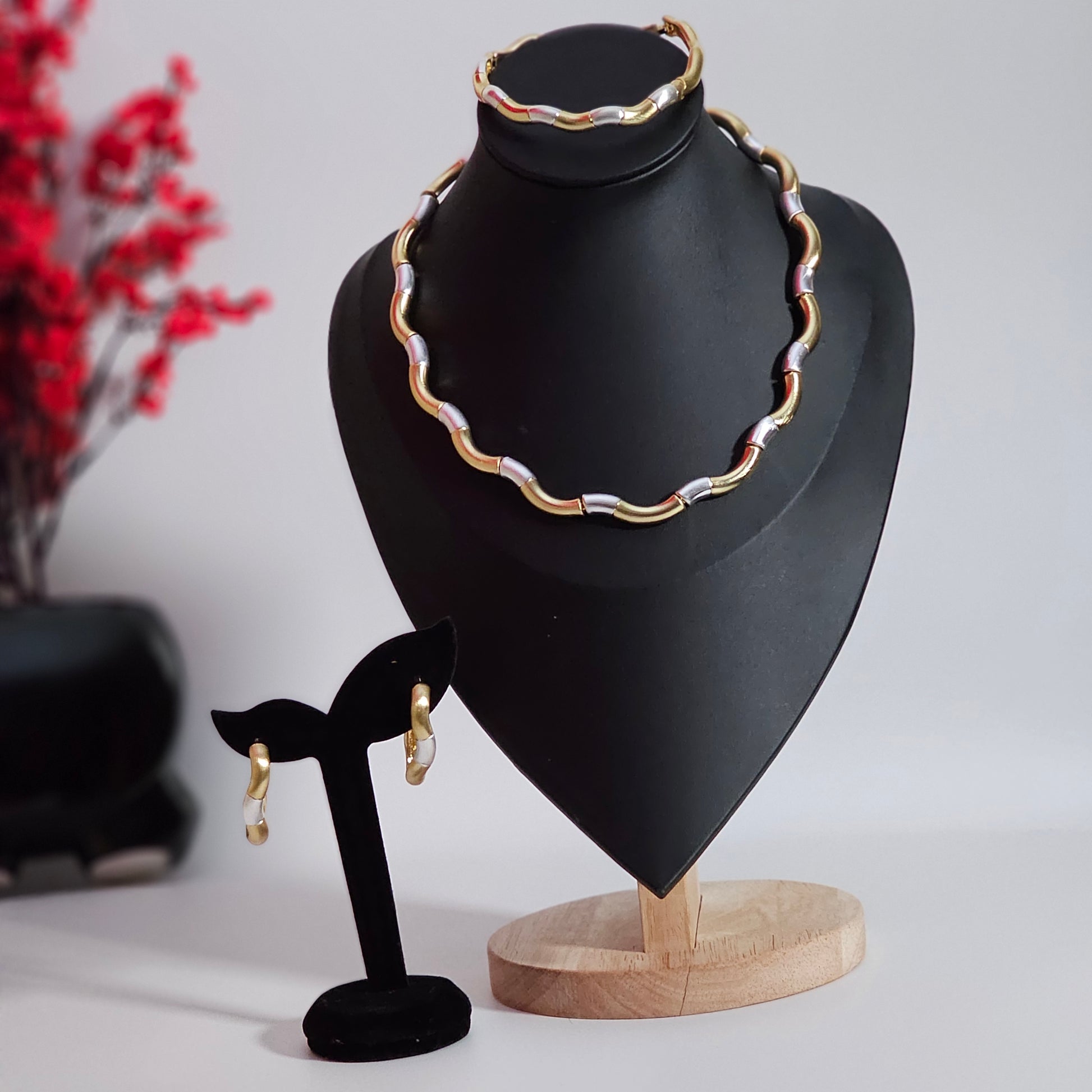 Royal 18K Gold-Plated Nigerian Owambe Jewelry Set