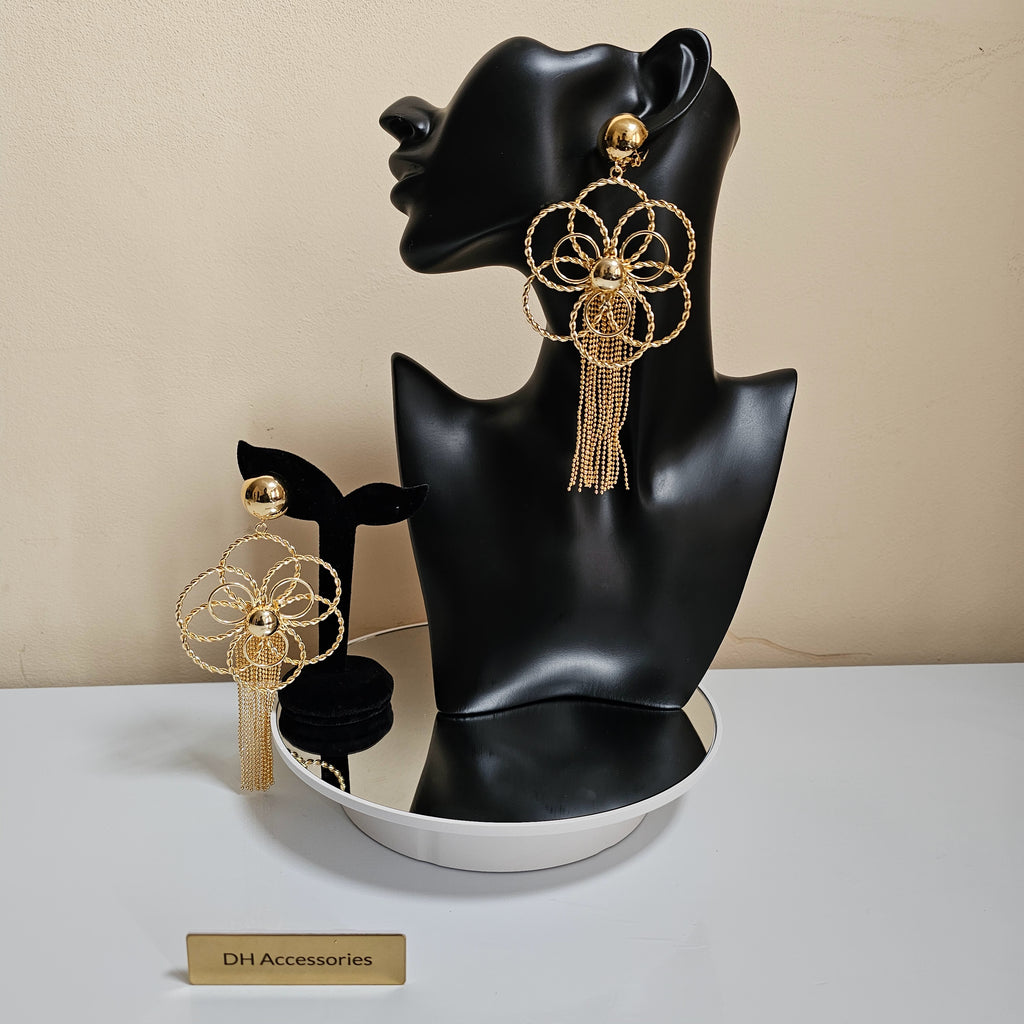 Ella Grace – Elegant Multicolour Dangle Earrings