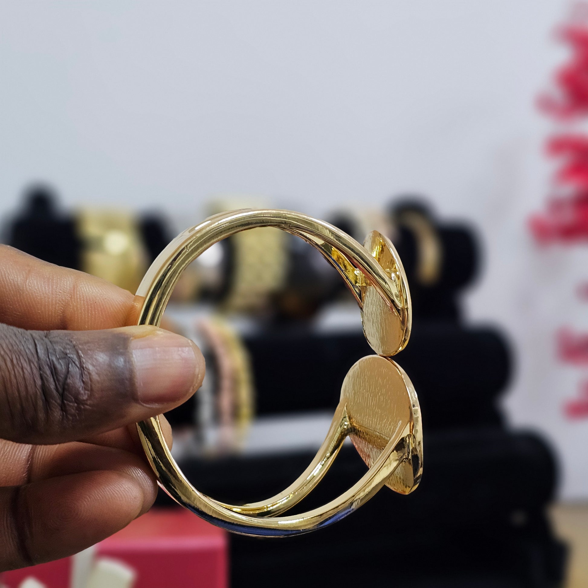 Stainless Steel Gold Bangle | Waterproof Everyday Bracelet