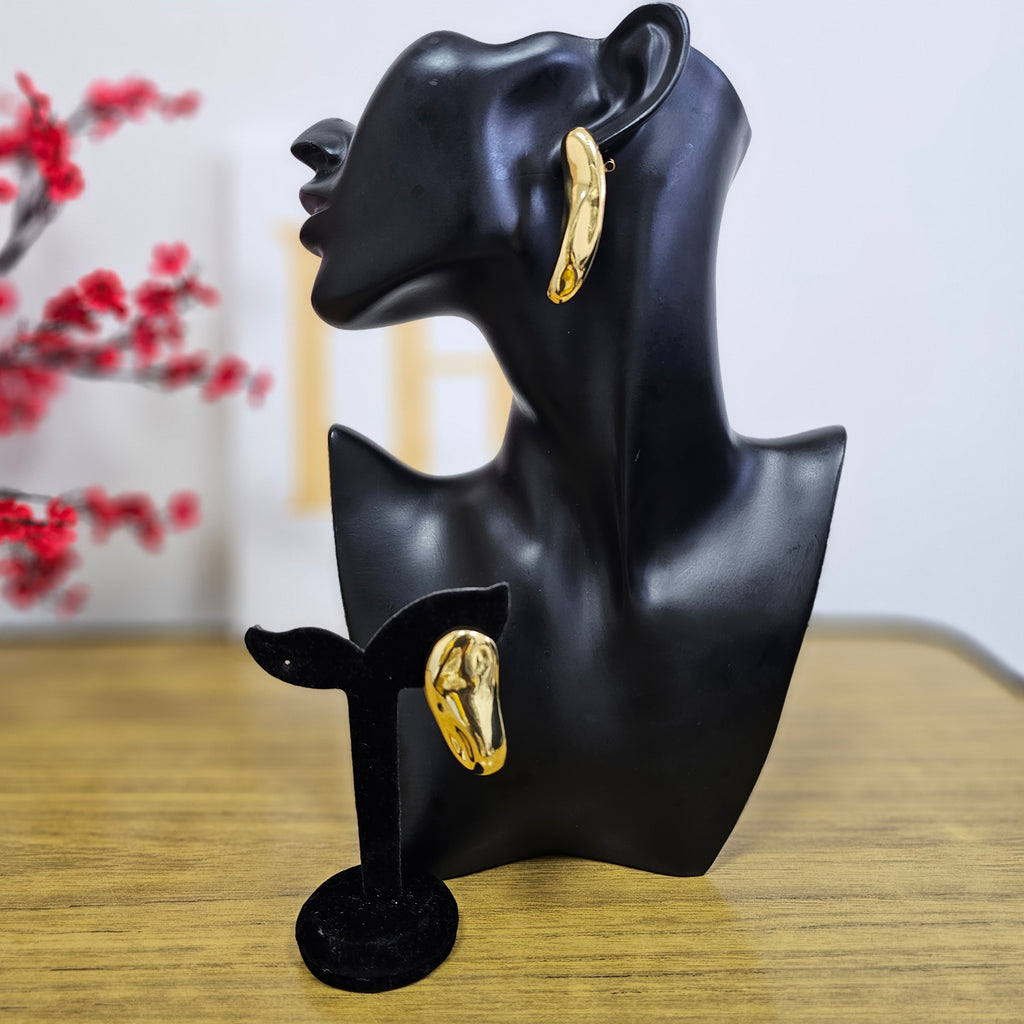 Classic 18K Gold-Plated Premium Earrings