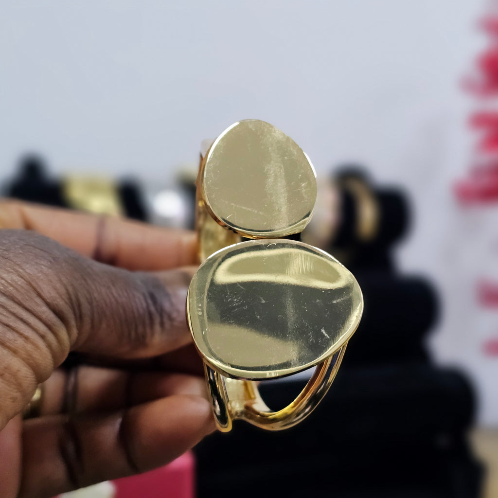 Stainless Steel Gold Bangle | Waterproof Everyday Bracelet